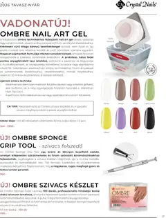 Crystal Nails 2026 tavasz-nyár - amely érvényes a következő dátumtól: 09.03.2026 | Oldal: 17 | Termékek: Ágy