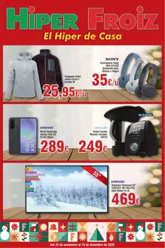 Vista previa Froiz - Folleto Hiper válido desde el 25.11.2025