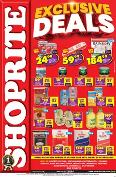 Shoprite specials catalogue – valid from 20.10.2025