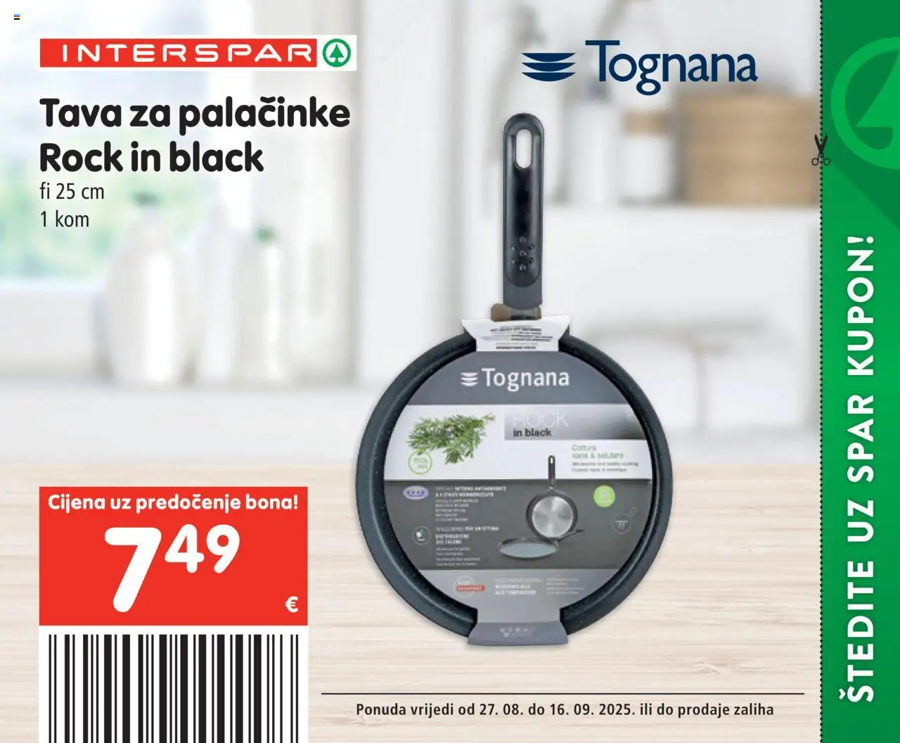 Interspar katalog | vrijedi od 27.08.2025 | Stranica: 62 | Proizvodi: Tognana, Tava