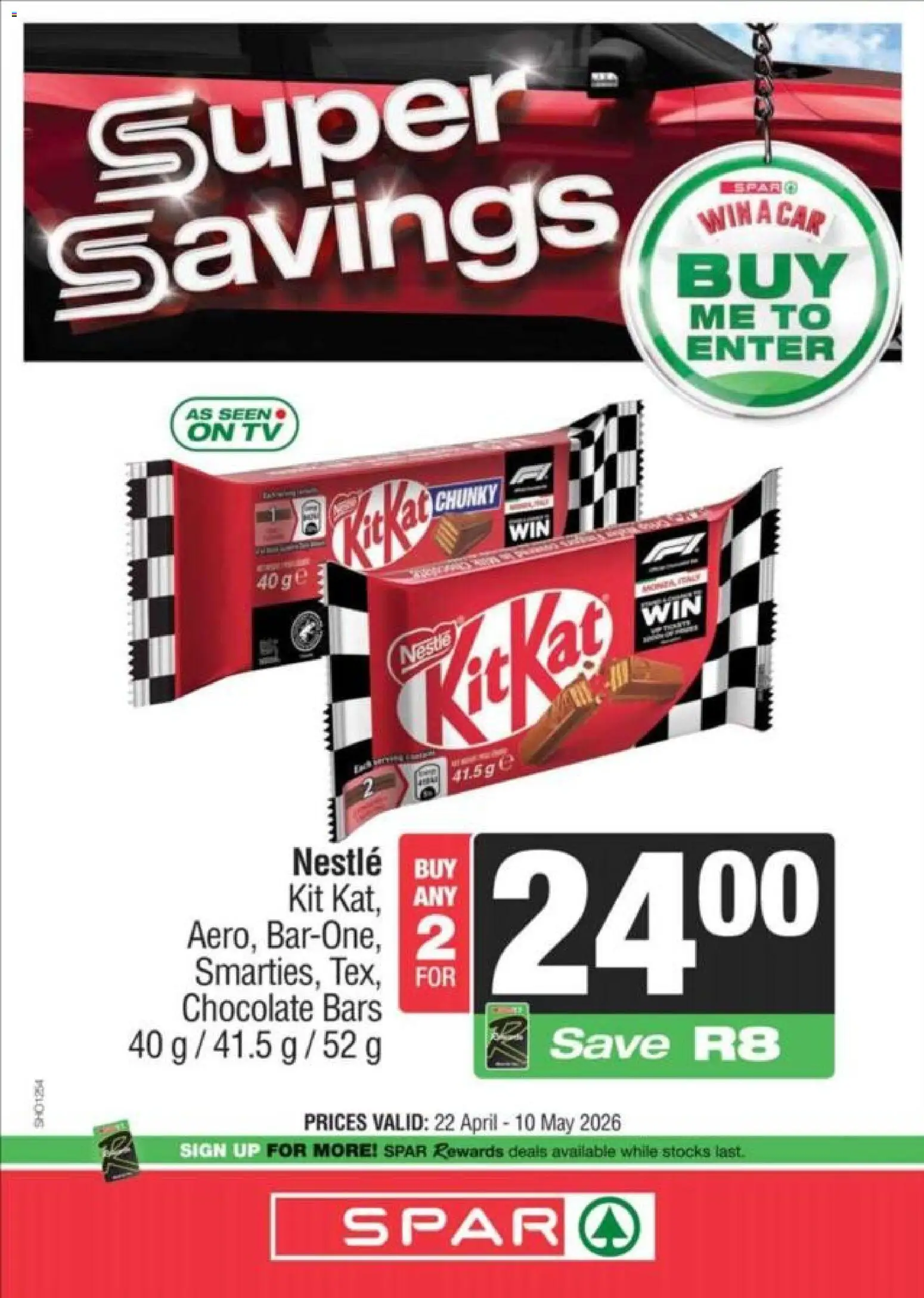 New Spar catalogue – valid from 22.04.2026 | Page: 5 | Products: TV, Chocolate