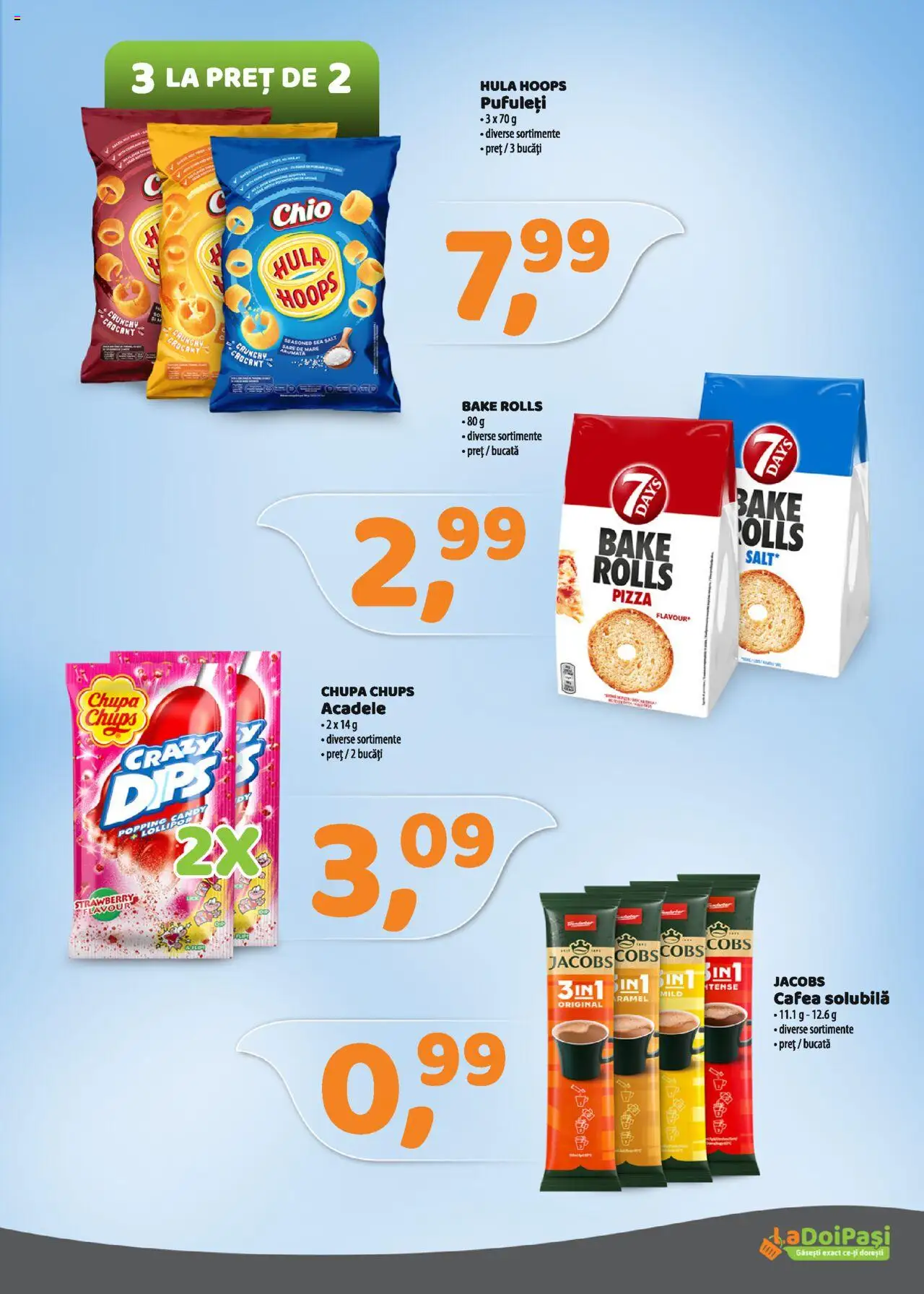 Noul catalog LaDoiPași – valabil de la 01.10.2025 | Pagină: 5 | Produse: Köpek çiti, Cafea, Sare, Acadele