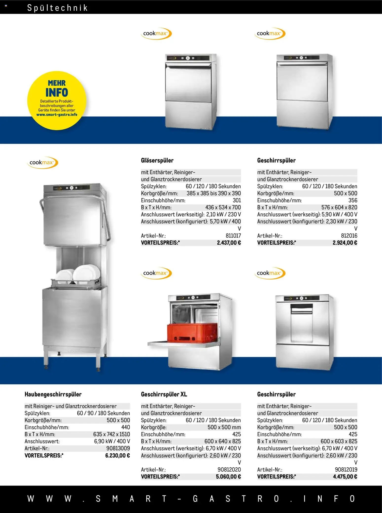 Metro Küchentechnik gültig ab 27.04.2026 | Seite: 14 | Produkte: Geschirrspüler