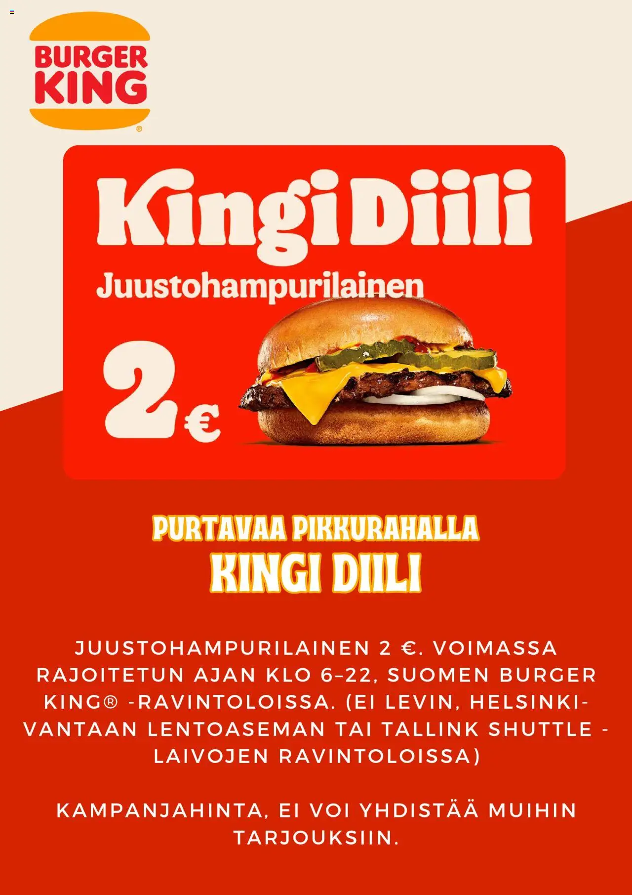 Burger King tarjoukset – voimassa 13.10.2025 alkaen | Sivu: 3 | Tuotteet: Voi