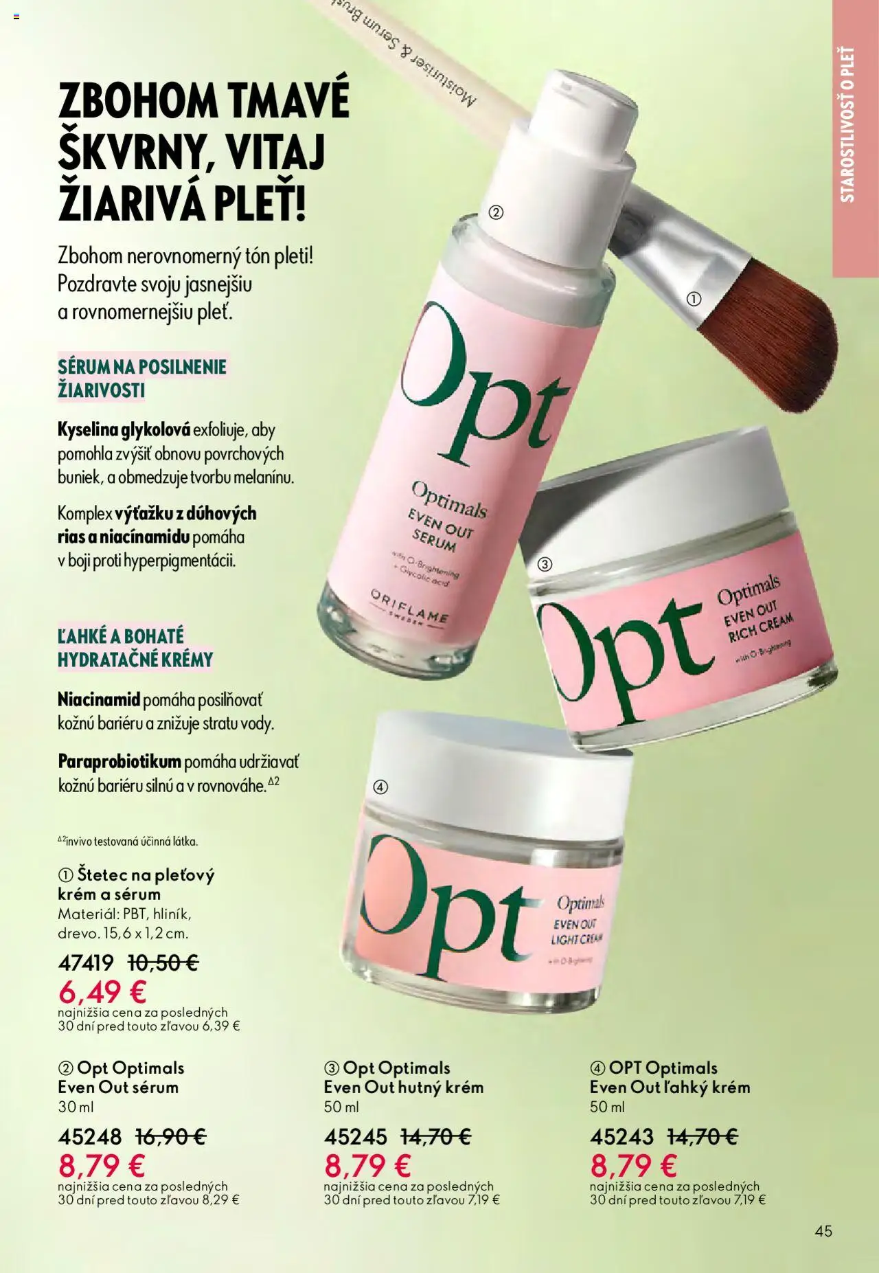 Katalóg Oriflame 13 2025 │ platný od 07.09.2025 | Strana: 45 | Produkty: Štetec, Krém
