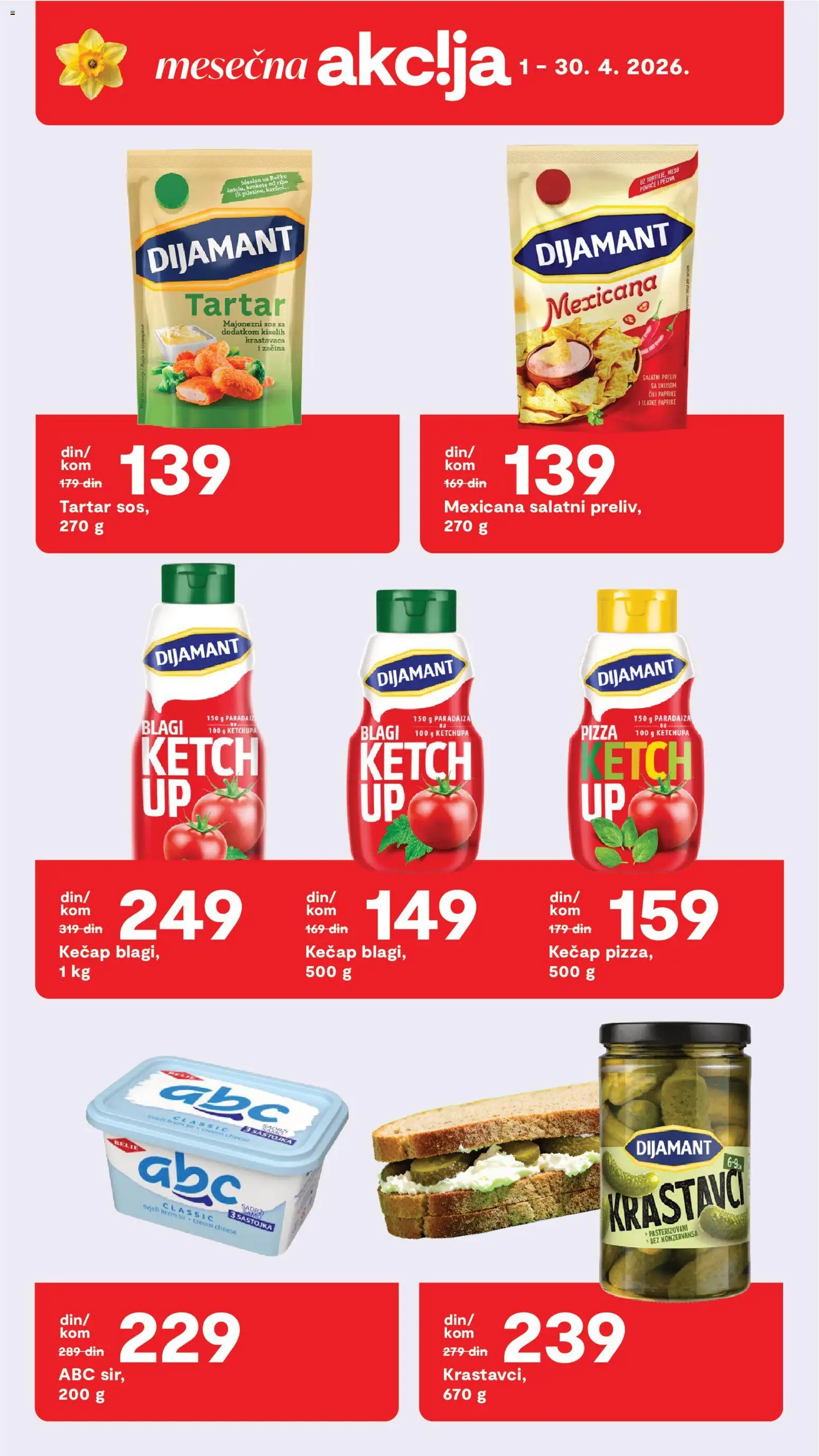 Matijevic katalog - važi od 01.04.2026 | Strana: 24 | Proizvode: Kečap, Krastavci, Karfiol, Sos