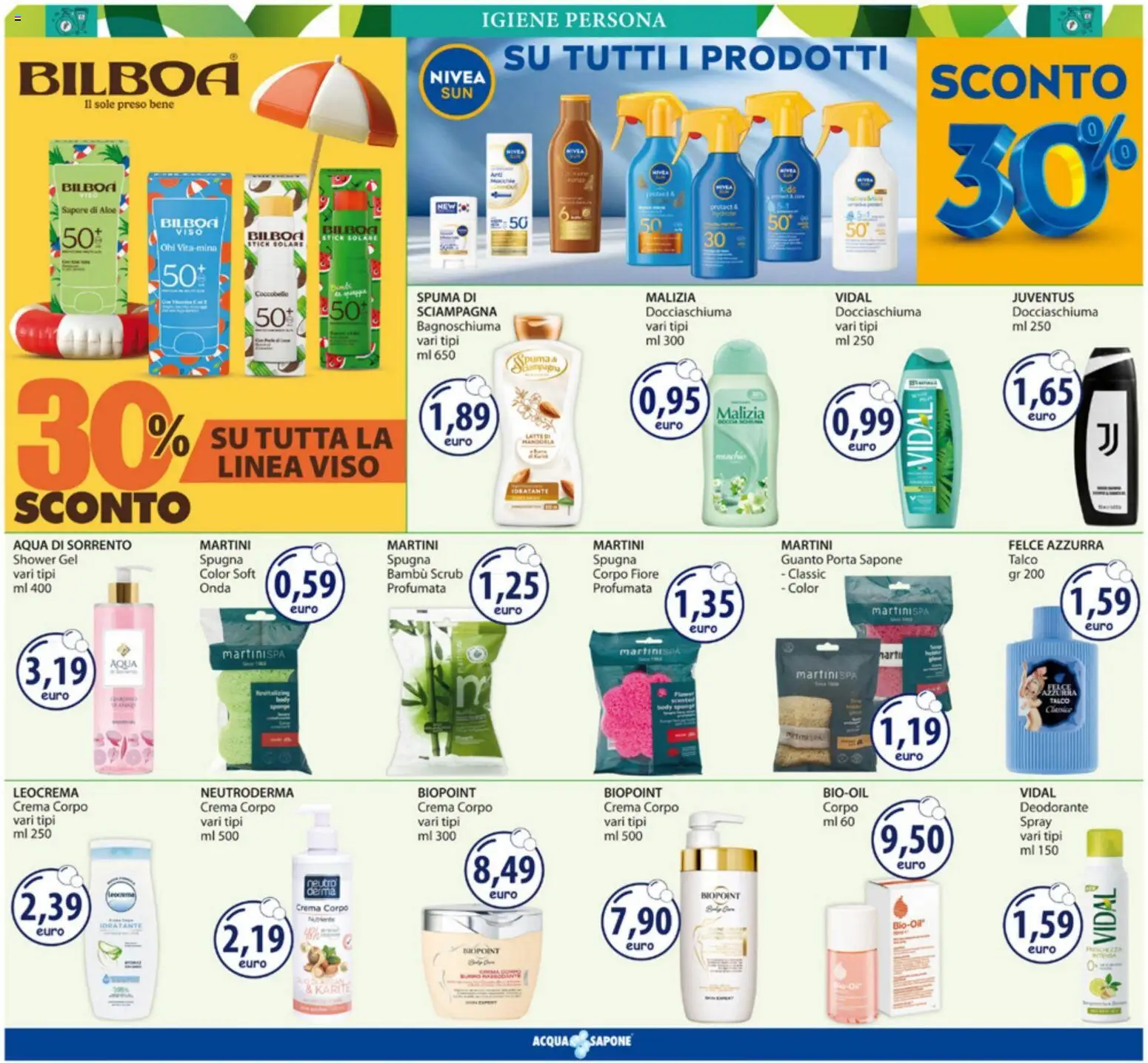 Volantino Acqua e Sapone del 20.04.2026 | Pagina: 5 | Prodotti: Crema, Sapone, Scrub, Latte