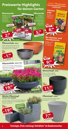 Sonderpreis Baumarkt Prospekt 	 ab 28.03.2026 gültig | Seite: 8 | Produkte: Pflanzerde, Blumentopf, Blumenerde, Wasser