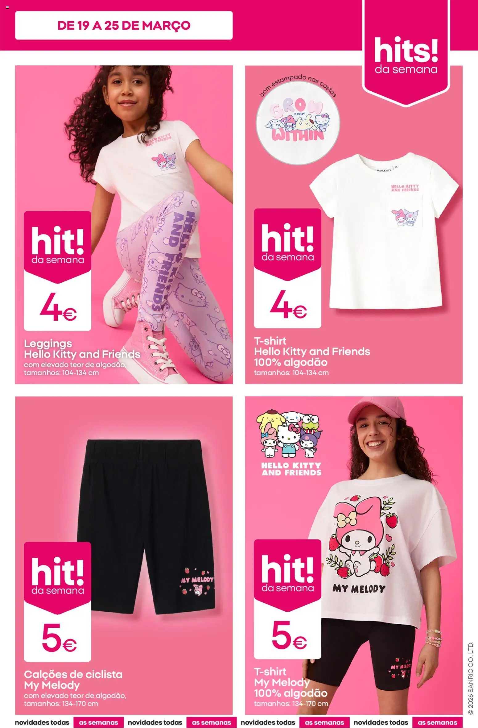 Pepco folheto │ válido de 19.03.2026 | Página: 5 | Produtos: Algodão, Calções, Leggings