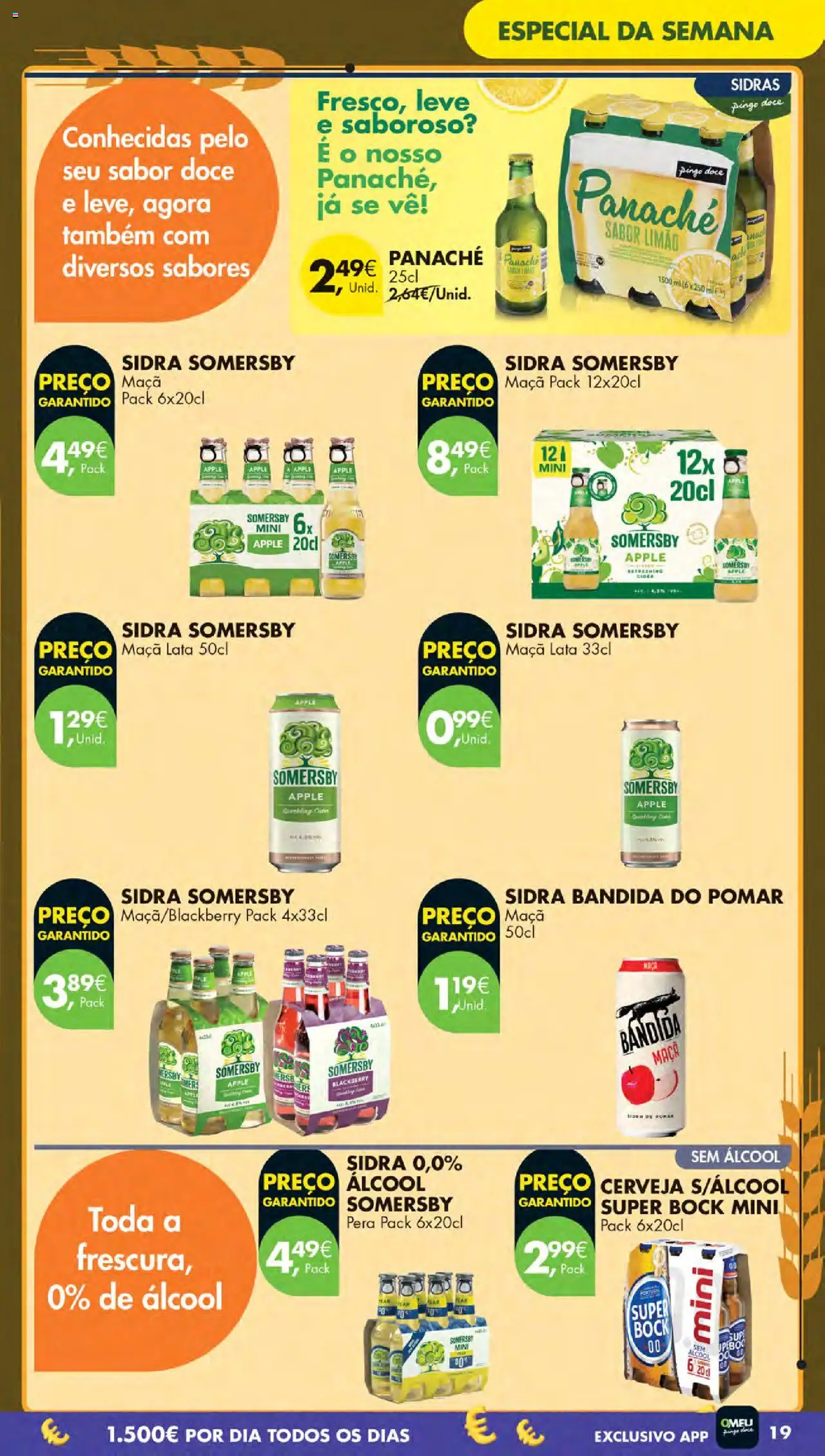 Pingo Doce Poupe Esta Semana Madeira │ válido de 30.09.2025 | Página: 21 | Produtos: Super bock, Maça, Cerveja, Somersby