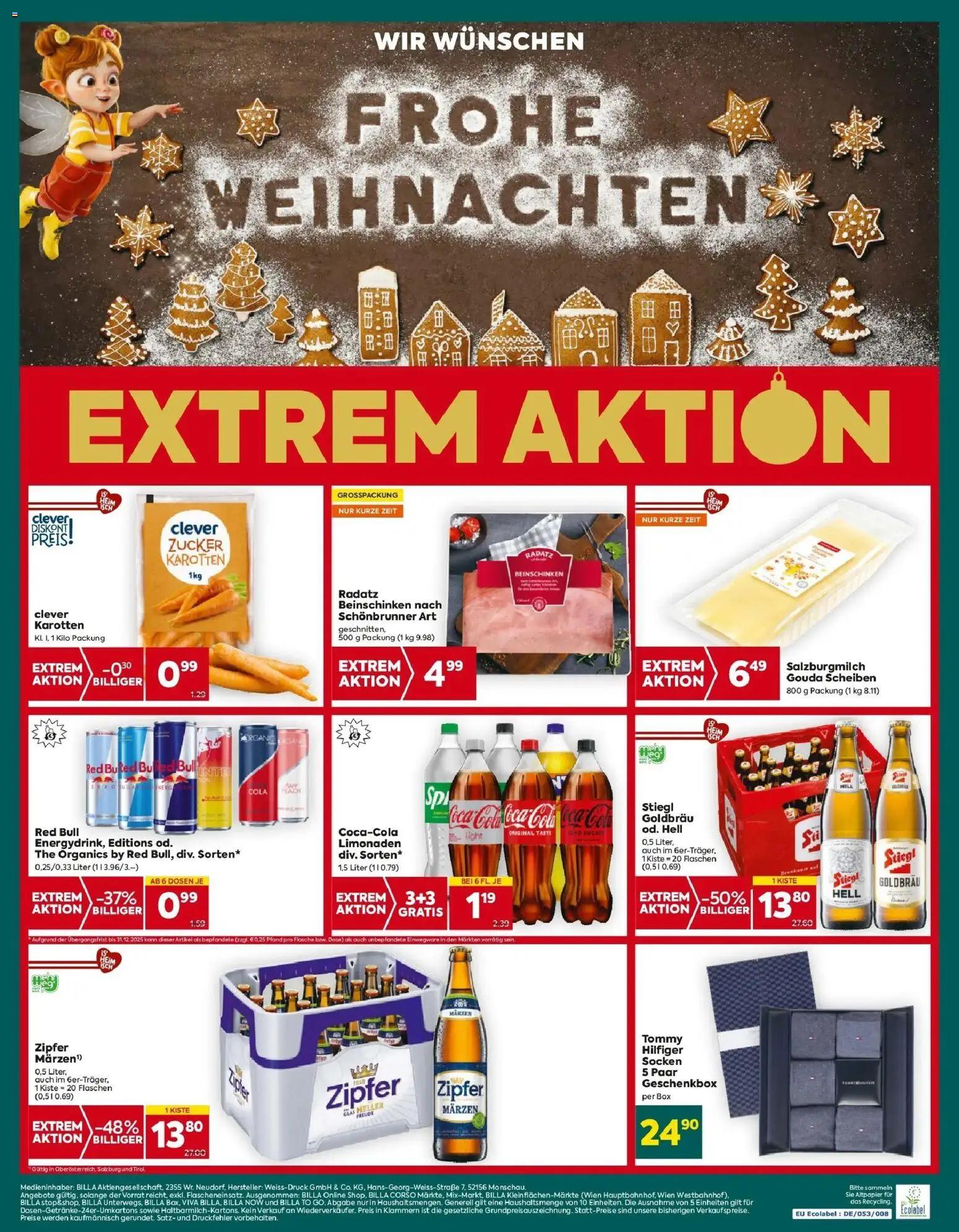 Billa Plus Flugblatt - Oberösterreich gültig ab 11.12.2025 | Seite: 16 | Produkte: Socken, Salz, Zucker, Box