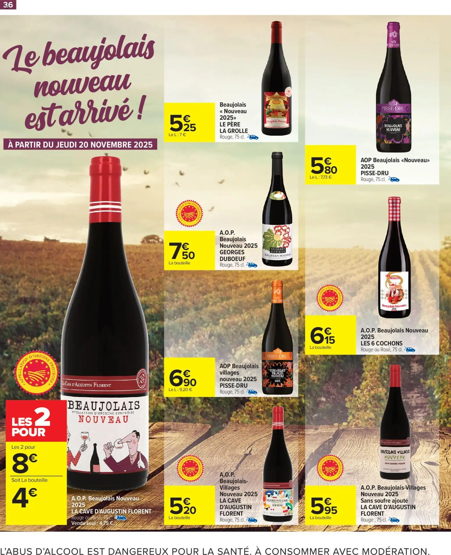 {H1} | Page: 38 | Produits: Beaujolais Nouveau