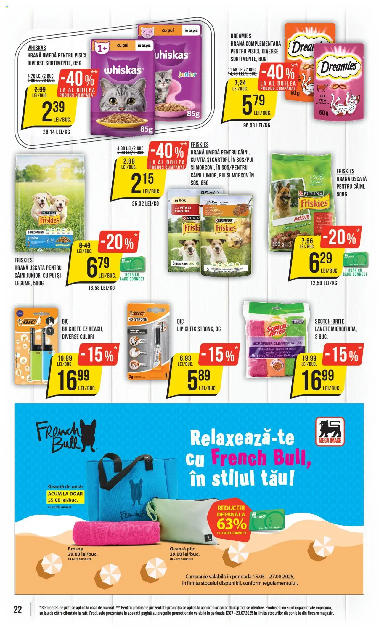 Catalog Mega Image – valabil de la 17.07.2025 | Pagină: 22 | Produse: Geantă, Lavete, Soğanlar, Cartofi