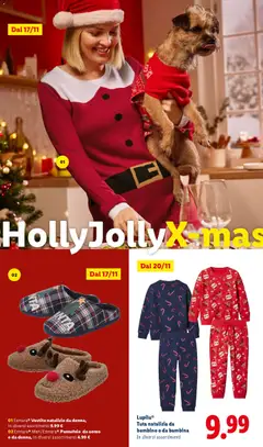 Anteprima del volantino Esmara® Men/Esmara® Pantofole da uomo o da donna,, Pantofole da uomo o da donna, in diversi assortimenti valido a partire dal 24.10.2025 | Pagina: 68 | Prodotti: Pantofole, Vestito