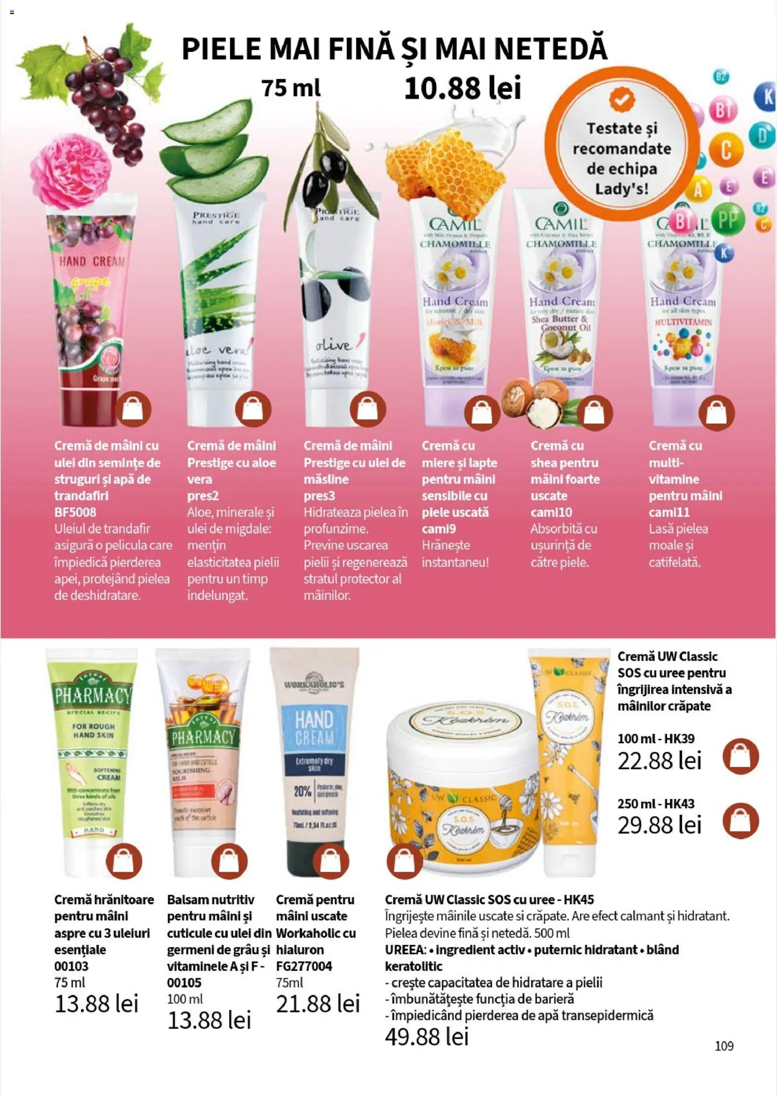 Noul catalog Lady’s – valabil de la 05.01.2026 | Pagină: 111 | Produse: Migdale, Balsam, Cremă, Cremă de mâini