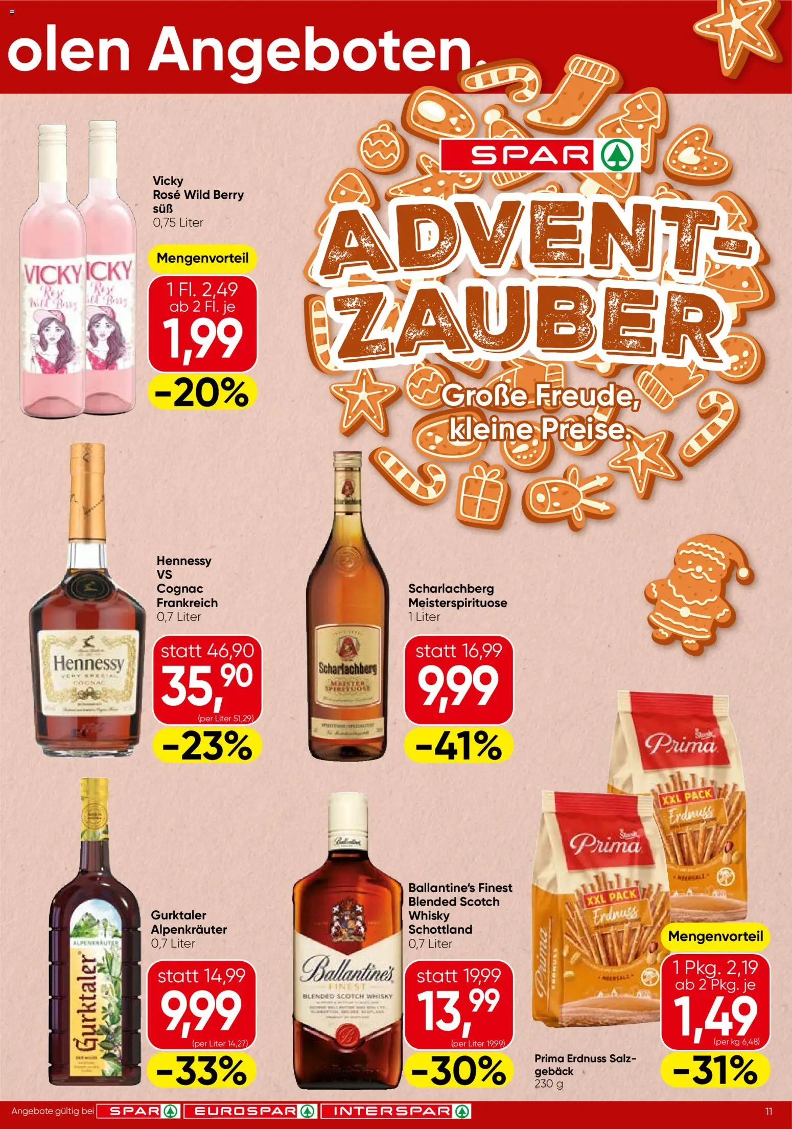 Spar Flugblatt - Vorarlberg gültig ab 27.11.2025 | Seite: 11 | Produkte: Salz