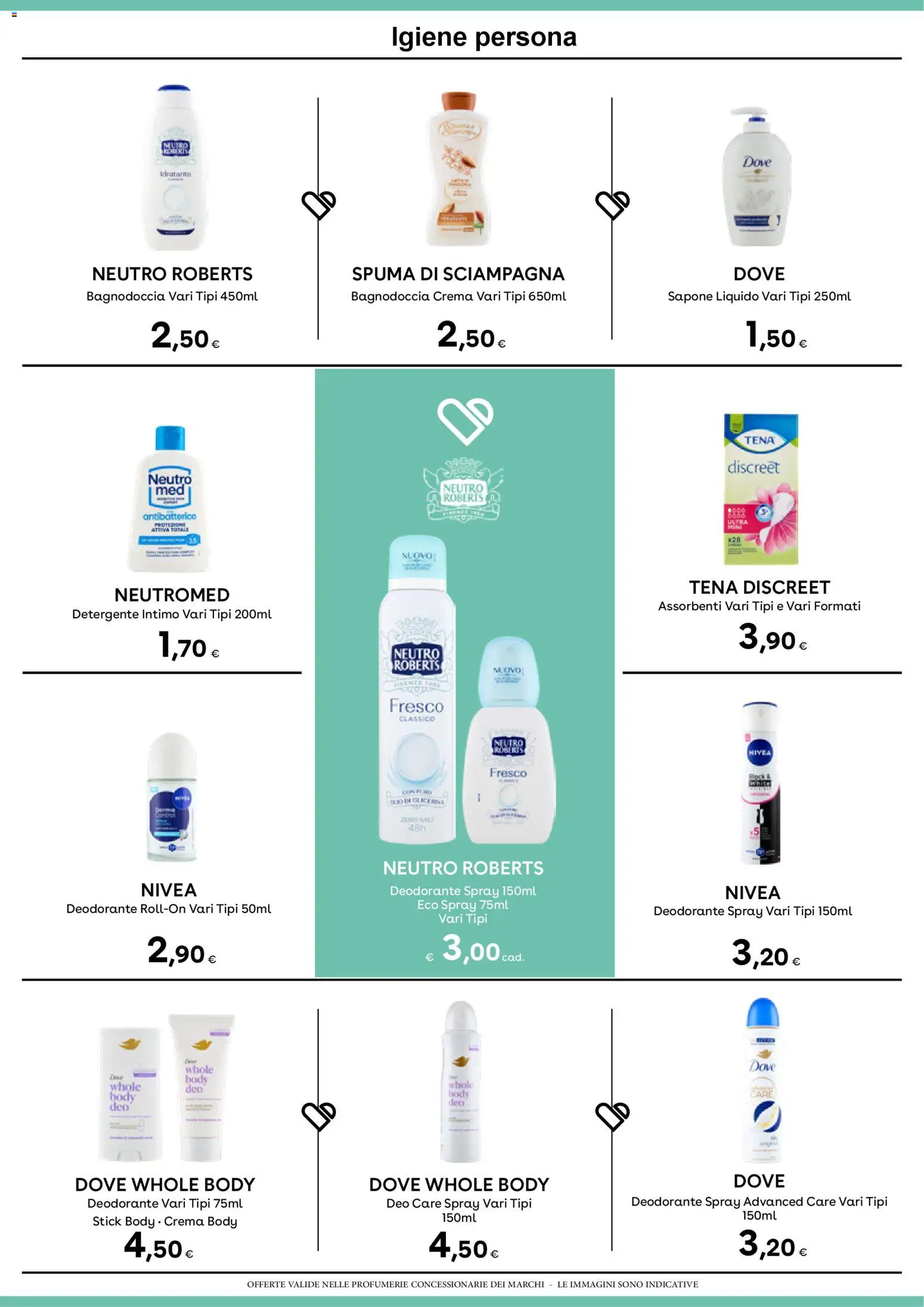 Volantino Idea bellezza del 27.03.2026 | Pagina: 14 | Prodotti: Crema, Detergente intimo, Detergente, Sale