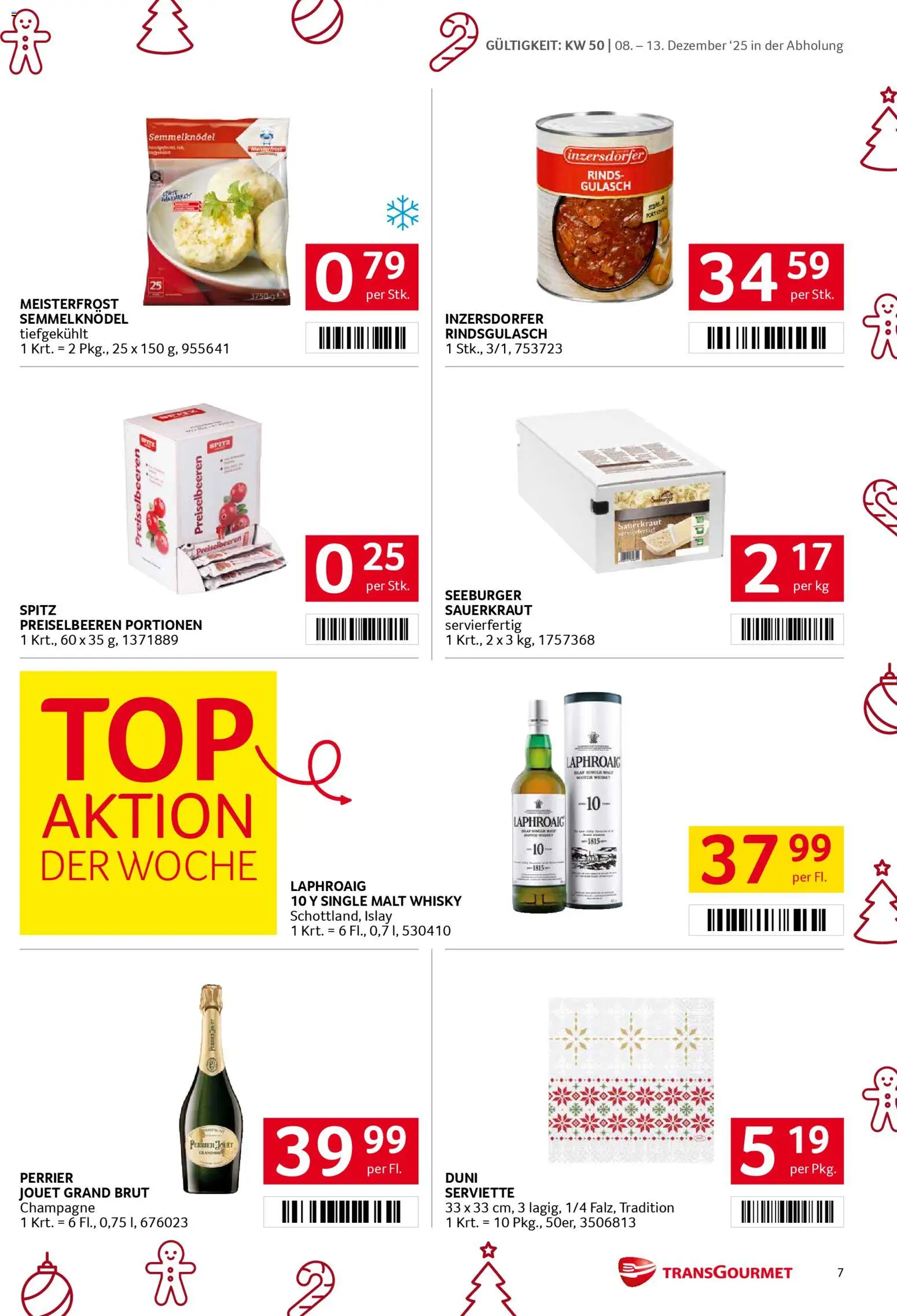Transgourmet Flugblatt gültig ab 08.12.2025 | Seite: 7