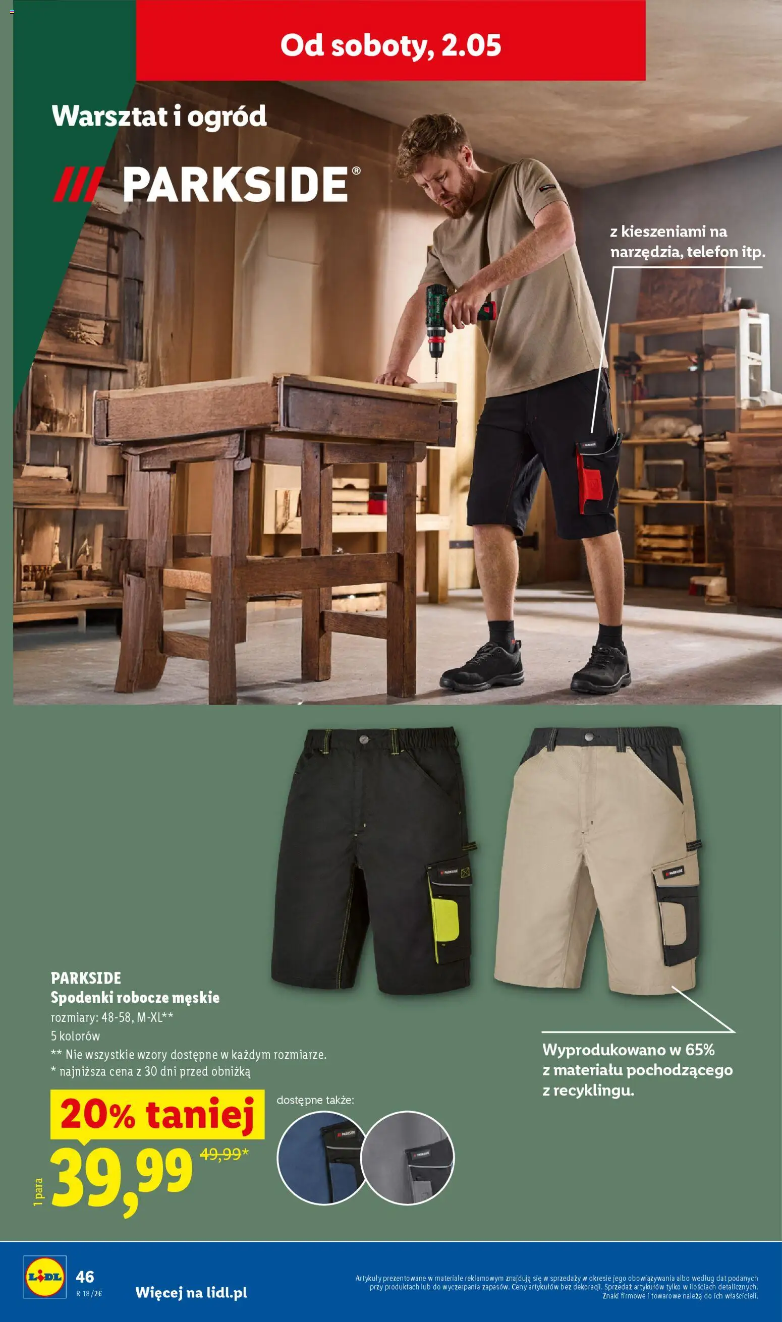 Lidl Katalog od 27.04.2026 | Strona: 54 | Produkty: Spodenki, Telefon