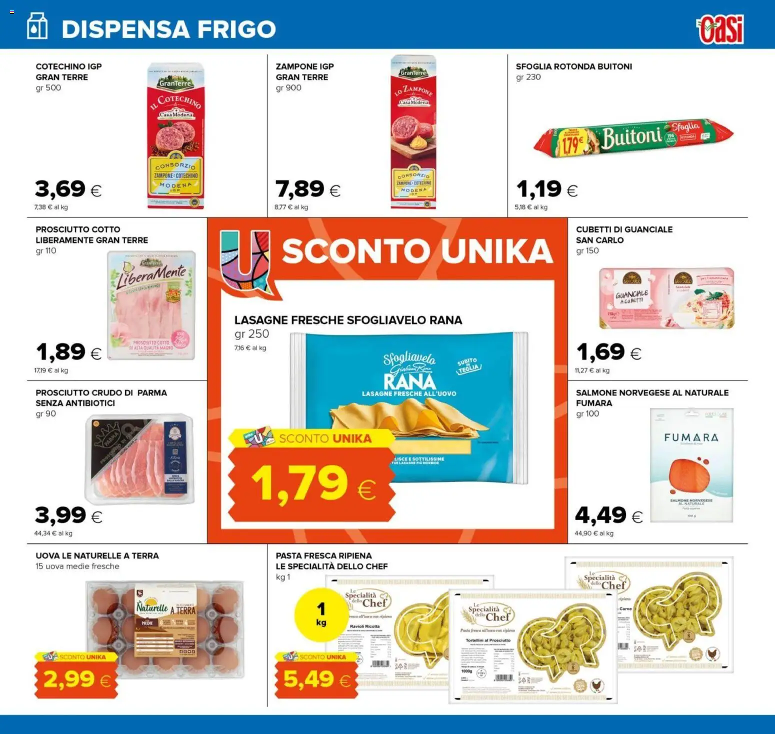 Volantino Oasi del 01.12.2025 | Pagina: 19 | Prodotti: Prosciutto Cotto, Salmone, Prosciutto, Lampone