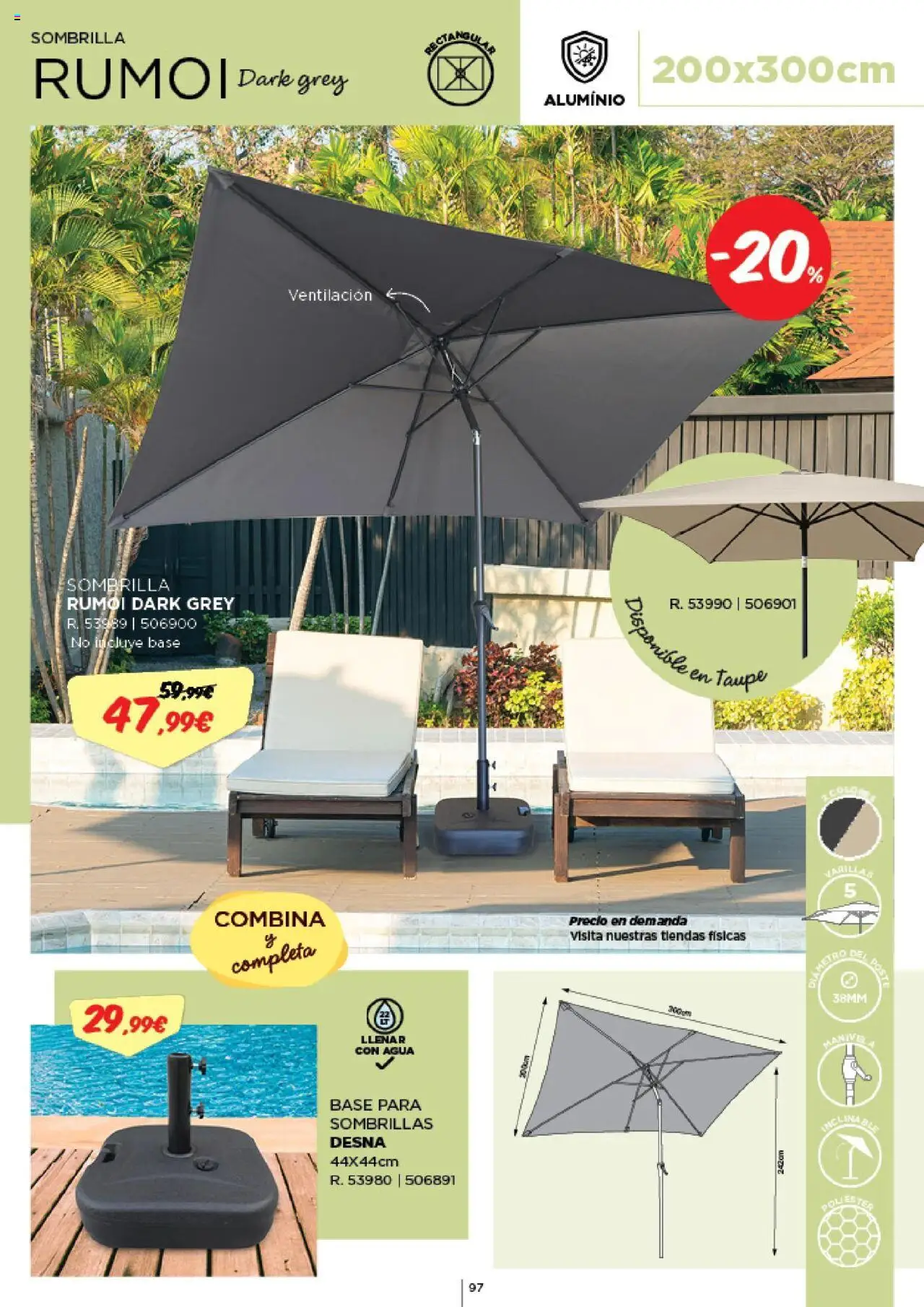 Espaço Casa - Catálogo AireLibre 2025 │ válido de 12.05.2025 | Página: 98 | Produtos: Agua, Base