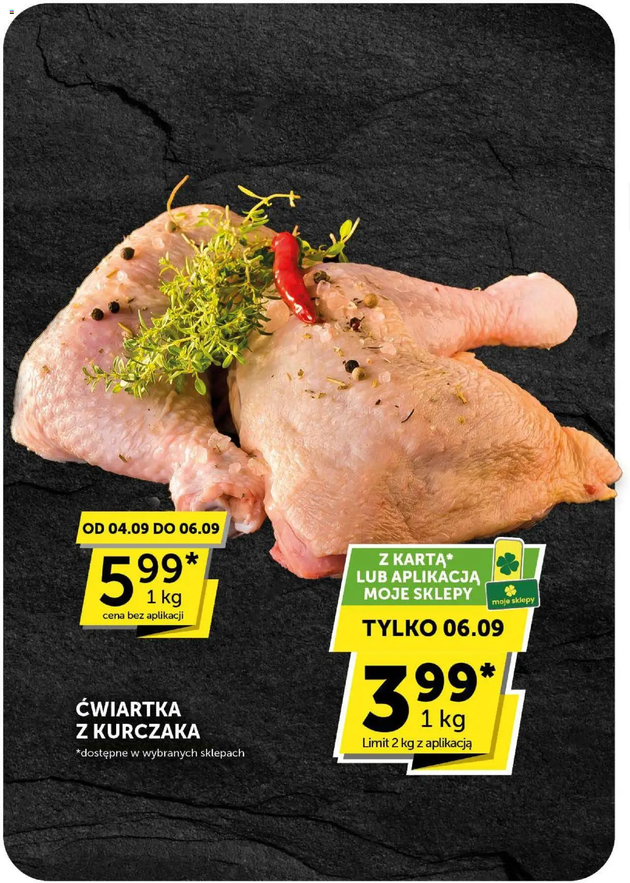 Euro Sklep Gazetka od 04.09.2025 | Strona: 4 | Produkty: Ćwiartka z kurczaka