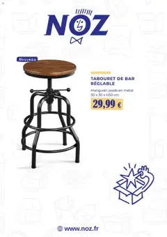 NOZ - Prévisualisation de NOZ catalogue valide à partir de 01.10.2025 | Page: 5 | Produits: Tabouret de bar