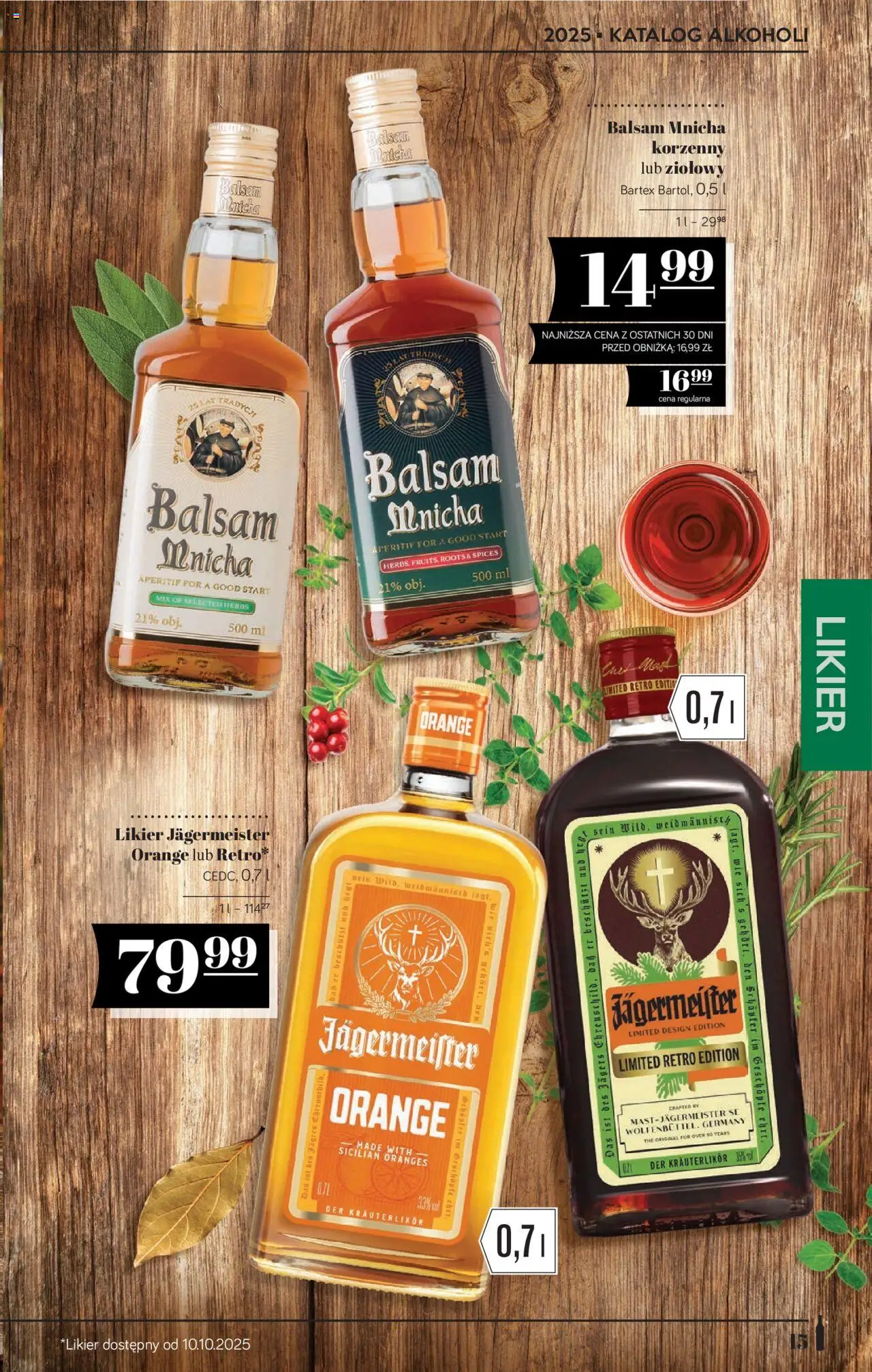 POLOmarket Katalog - Alkoholi od 26.09.2025 | Strona: 15 | Produkty: Jagermeister