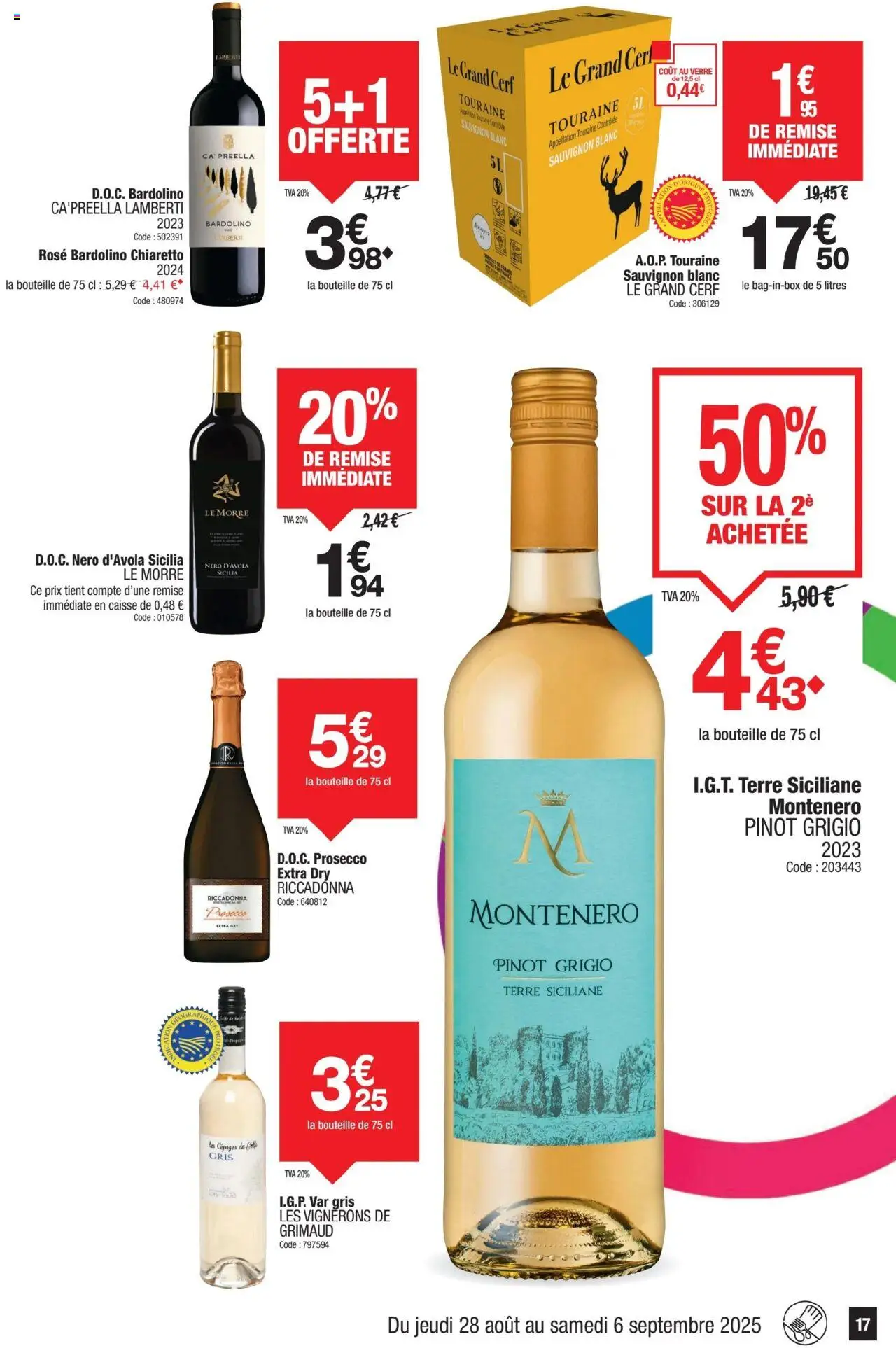  | Page: 17 | Produits: Prosecco, Colle