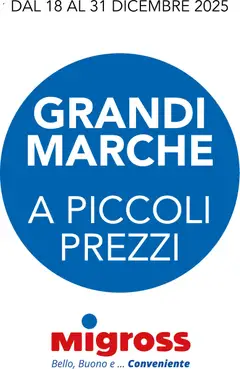 Anteprima del volantino Migross Grandi Marche catalogo valido a partire dal 18.12.2025