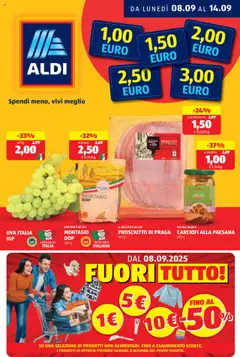 Anteprima del volantino Volantino Aldi	 valido a partire dal 08.09.2025