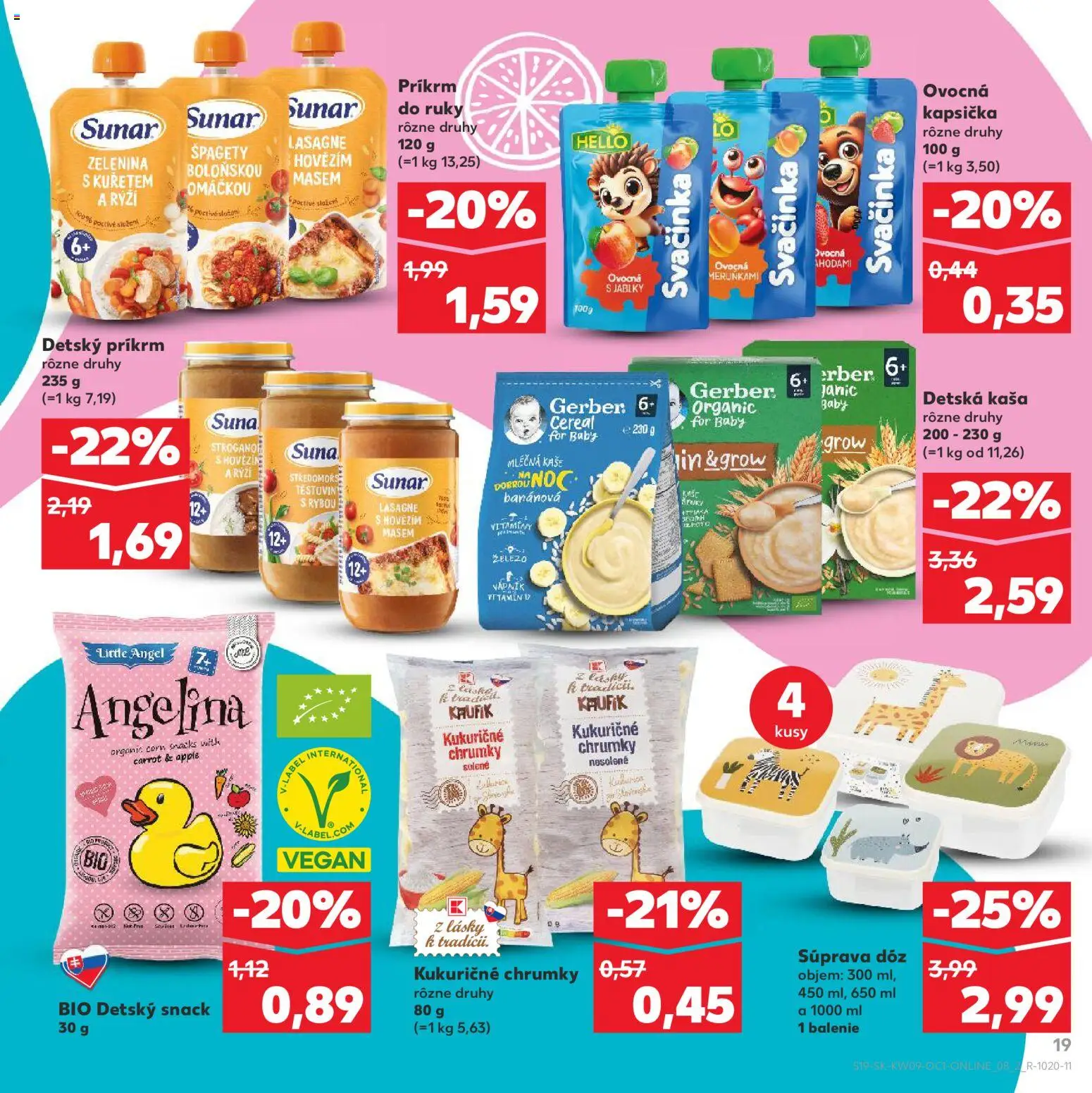 Kaufland SK akciós ujság - amely érvényes a következő dátumtól: 01.03.2026 | Oldal: 19 | Termékek: Lasagne, Vegán