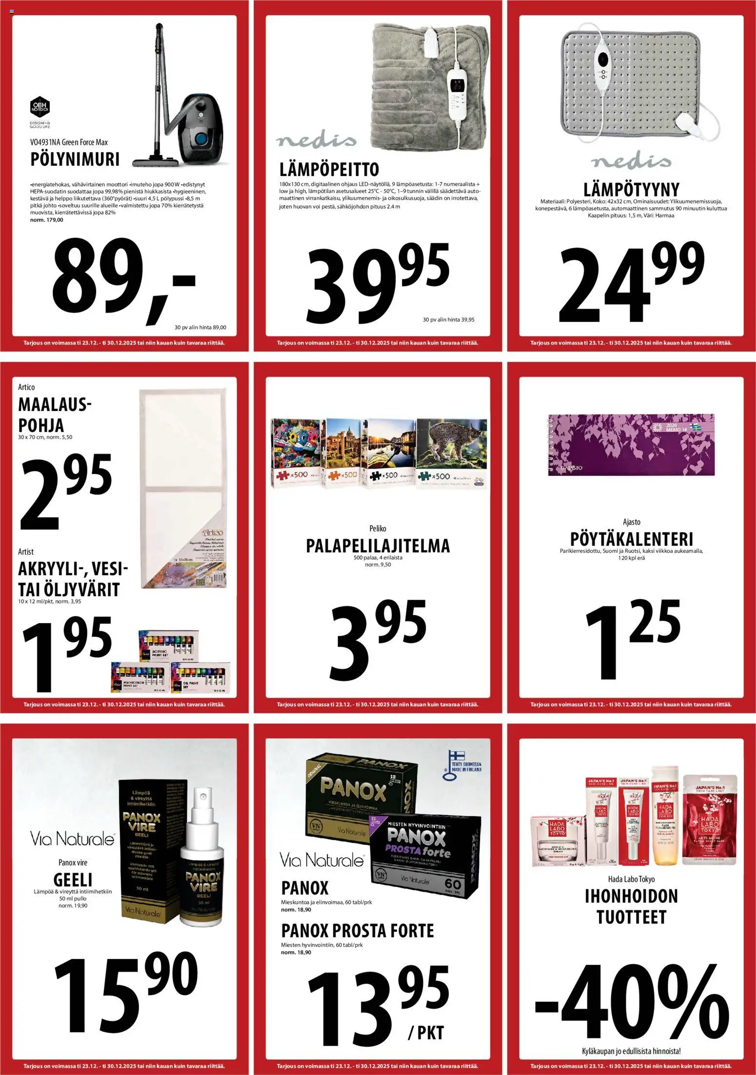 Tuuri tarjoukset – voimassa 23.12.2025 alkaen | Sivu: 15 | Tuotteet: Voi