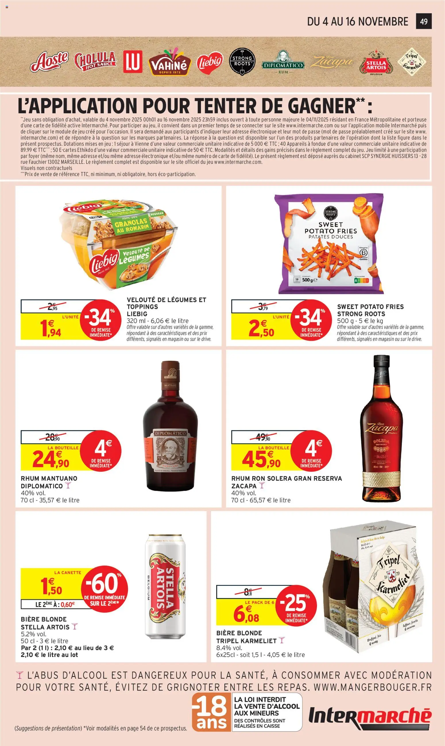 {H1} | Page: 49 | Produits: Bière blonde, Rhum, Bière