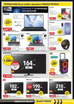 Black Friday Harvey Norman - Pregled kataloga iz trgovine Harvey Norman, vrijedi od 16.10.2025 | Stranica: 9 | Proizvodi: Pametni sat, Sat, Disk, Zvučnik