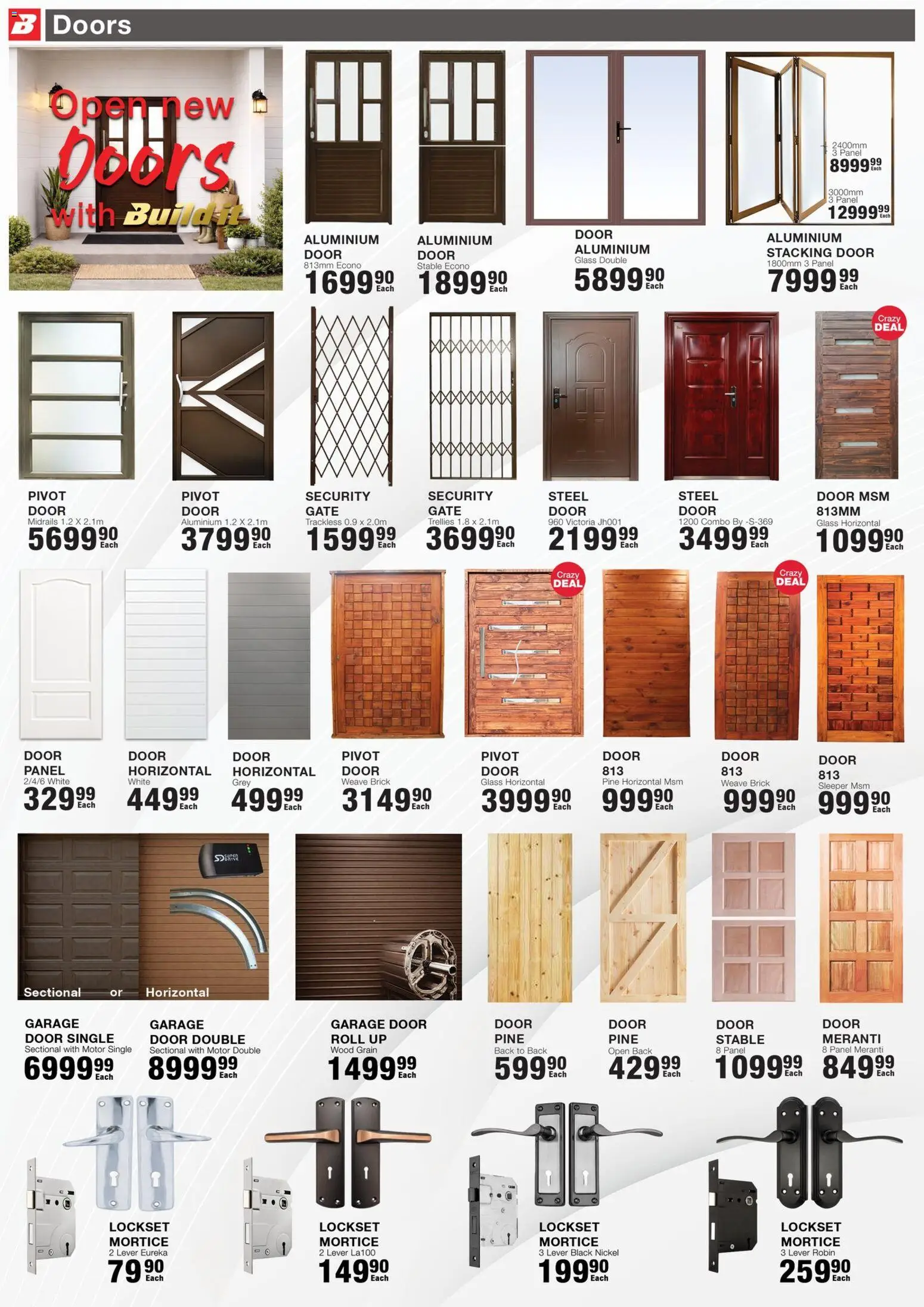 New Build It catalogue – valid from 23.03.2026 | Page: 8 | Products: Gate