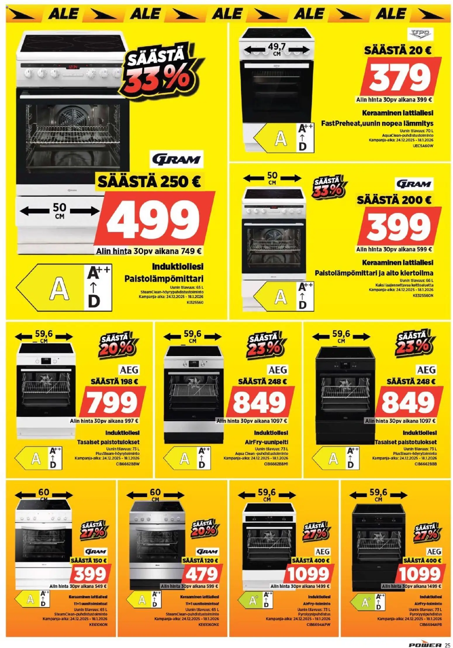 Power tarjoukset – voimassa 25.11.2025 alkaen | Sivu: 25 | Tuotteet: Lattialiesi
