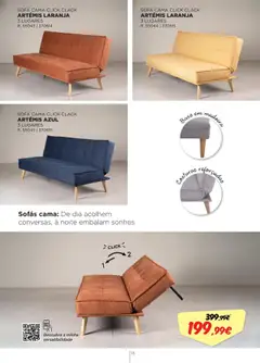 Pré-visualização Espaço Casa - Catálogo Kaliási - Sofás Camas válido de 21.07.2025 | Página: 13 | Produtos: Sofás, Base, Cama, Sofá