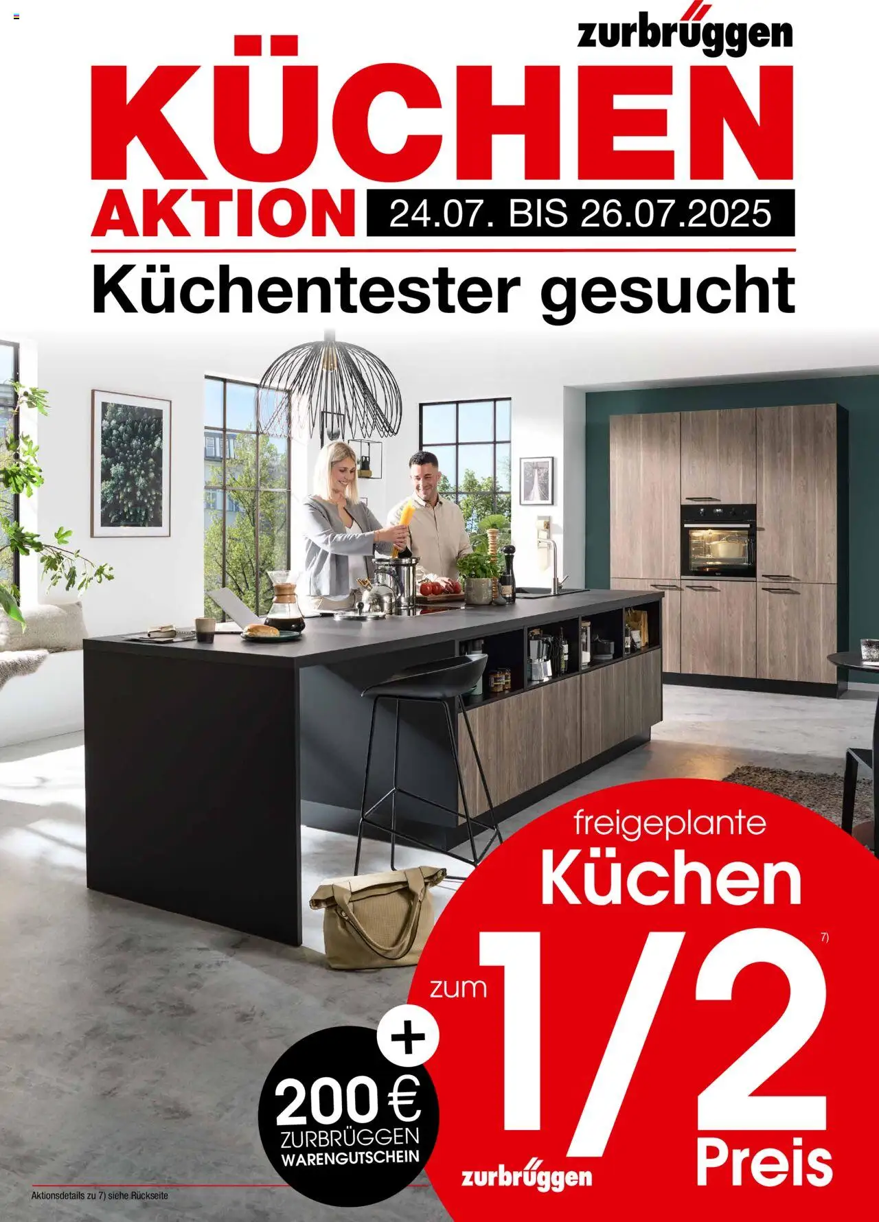 Zurbrüggen Küchentester gesucht! - gültig ab dem 24.07.2025 | Seite: 1 | Produkte: Kuchen