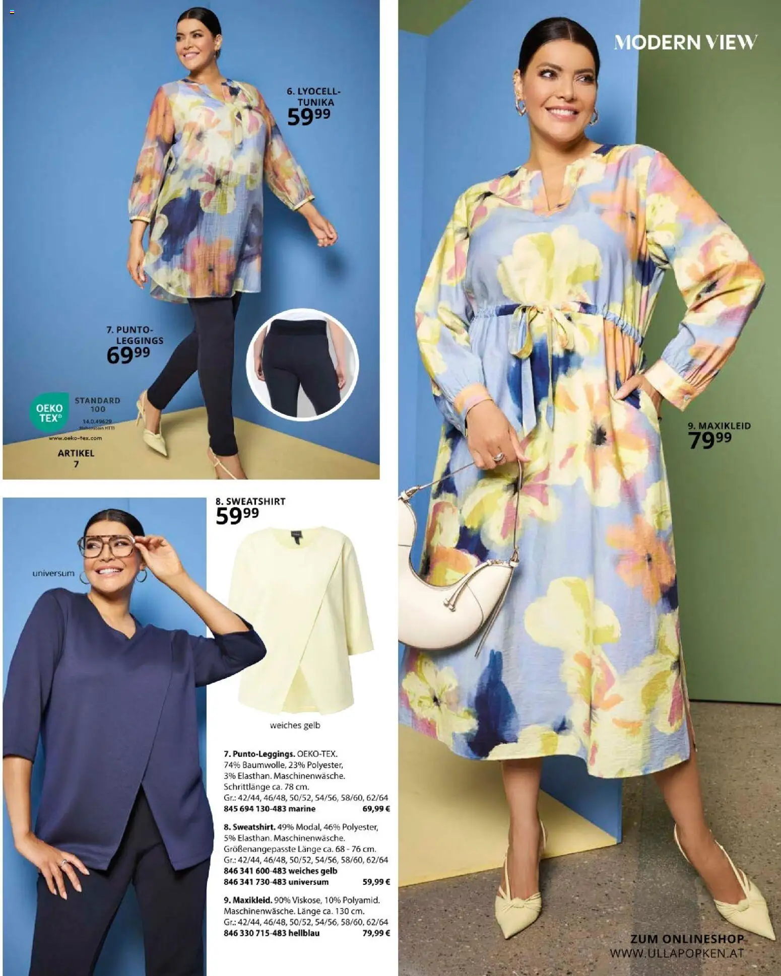 Ulla Popken akciós ujság - amely érvényes a következő dátumtól: 01.03.2026 | Oldal: 15 | Termékek: Tunika, Leggings