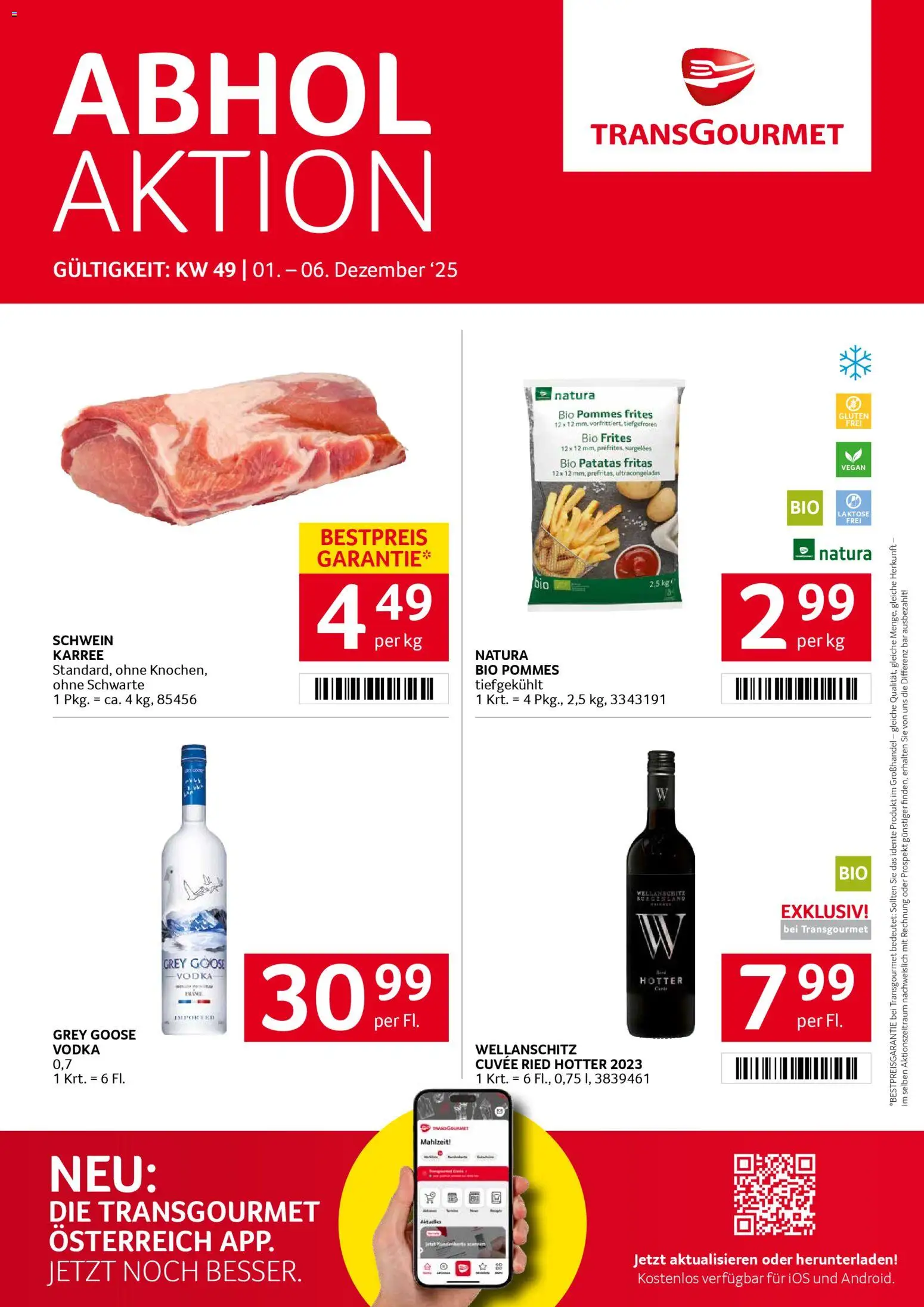 Transgourmet Flugblatt gültig ab 01.12.2025 | Seite: 1