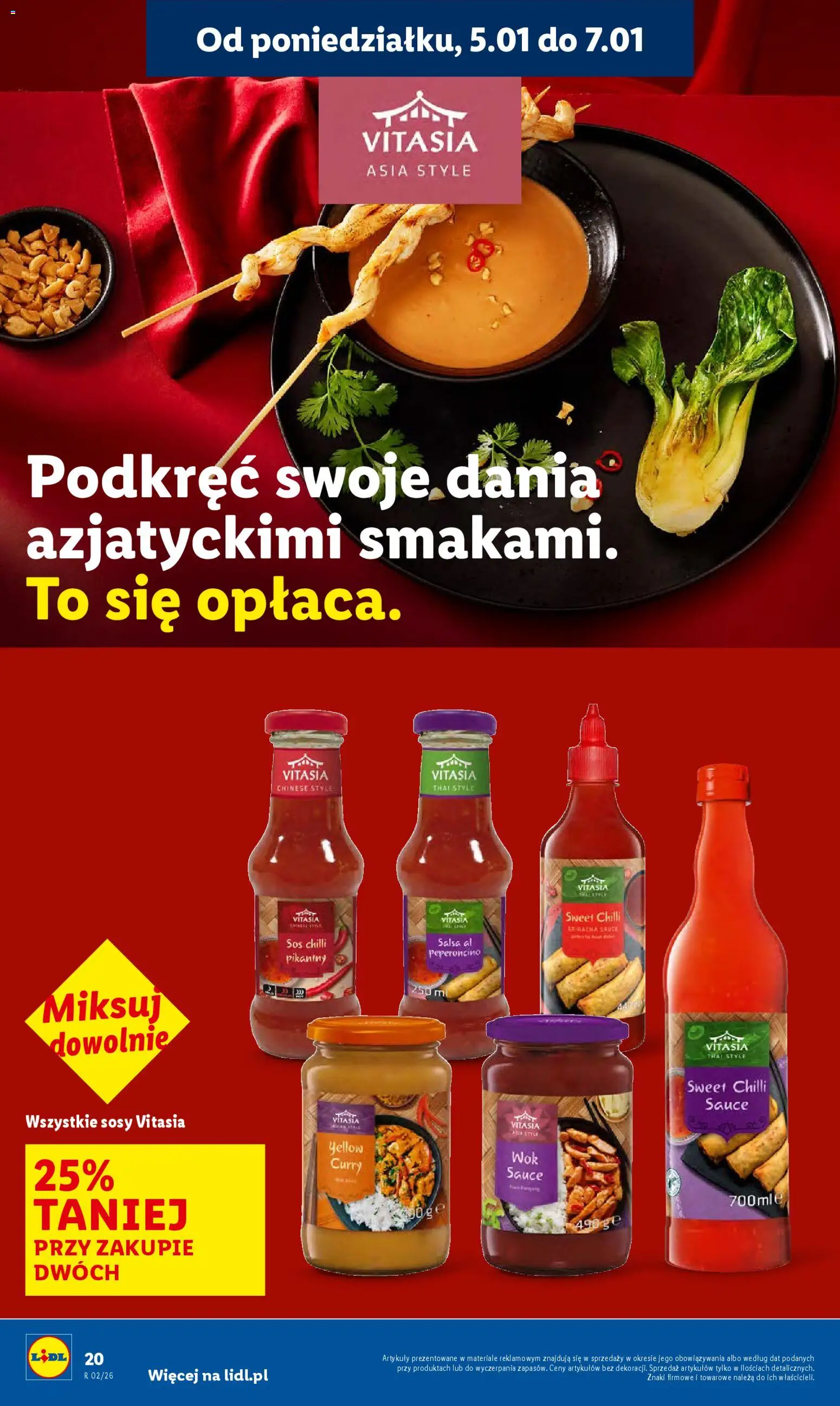 Lidl Gazetka od 05.01.2026 | Strona: 22 | Produkty: Curry, Sriracha, Sos