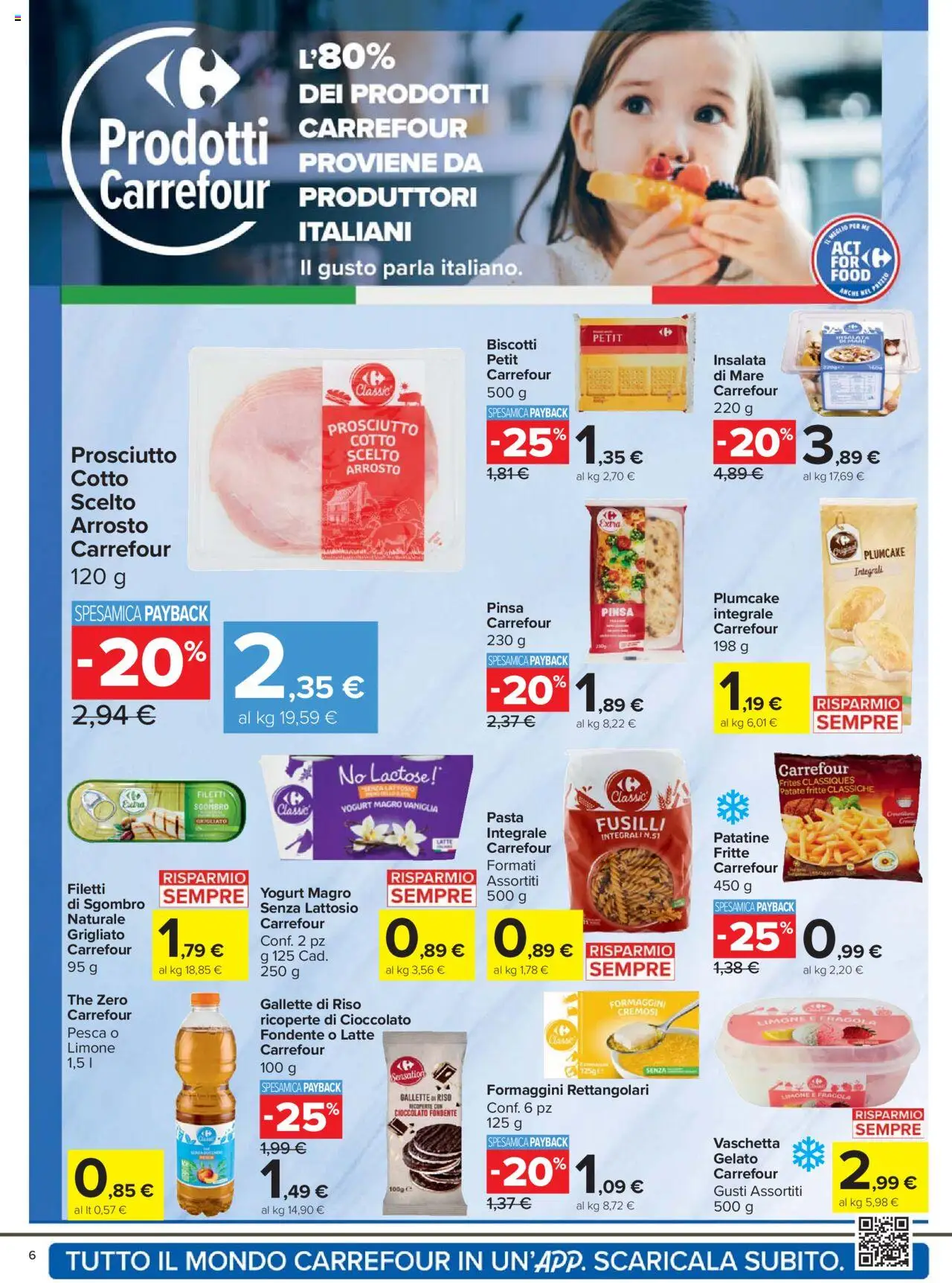 Volantino Carrefour del 21.08.2025 | Pagina: 6 | Prodotti: Cioccolato, Patatine, Limone, Plumcake