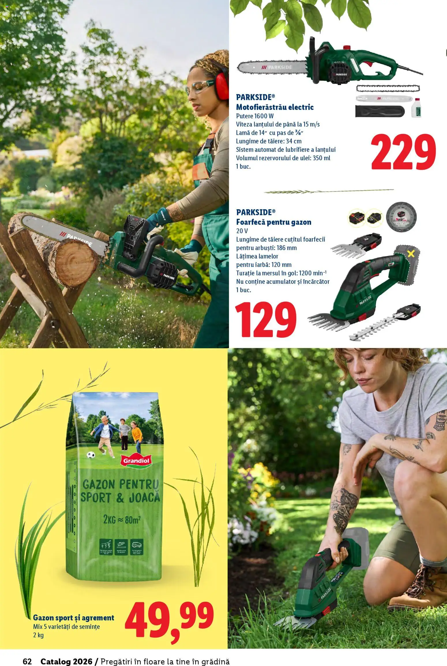 Noul catalog Lidl – valabil de la 19.02.2026 | Pagină: 62 | Produse: Încărcător, Semințe, Ulei