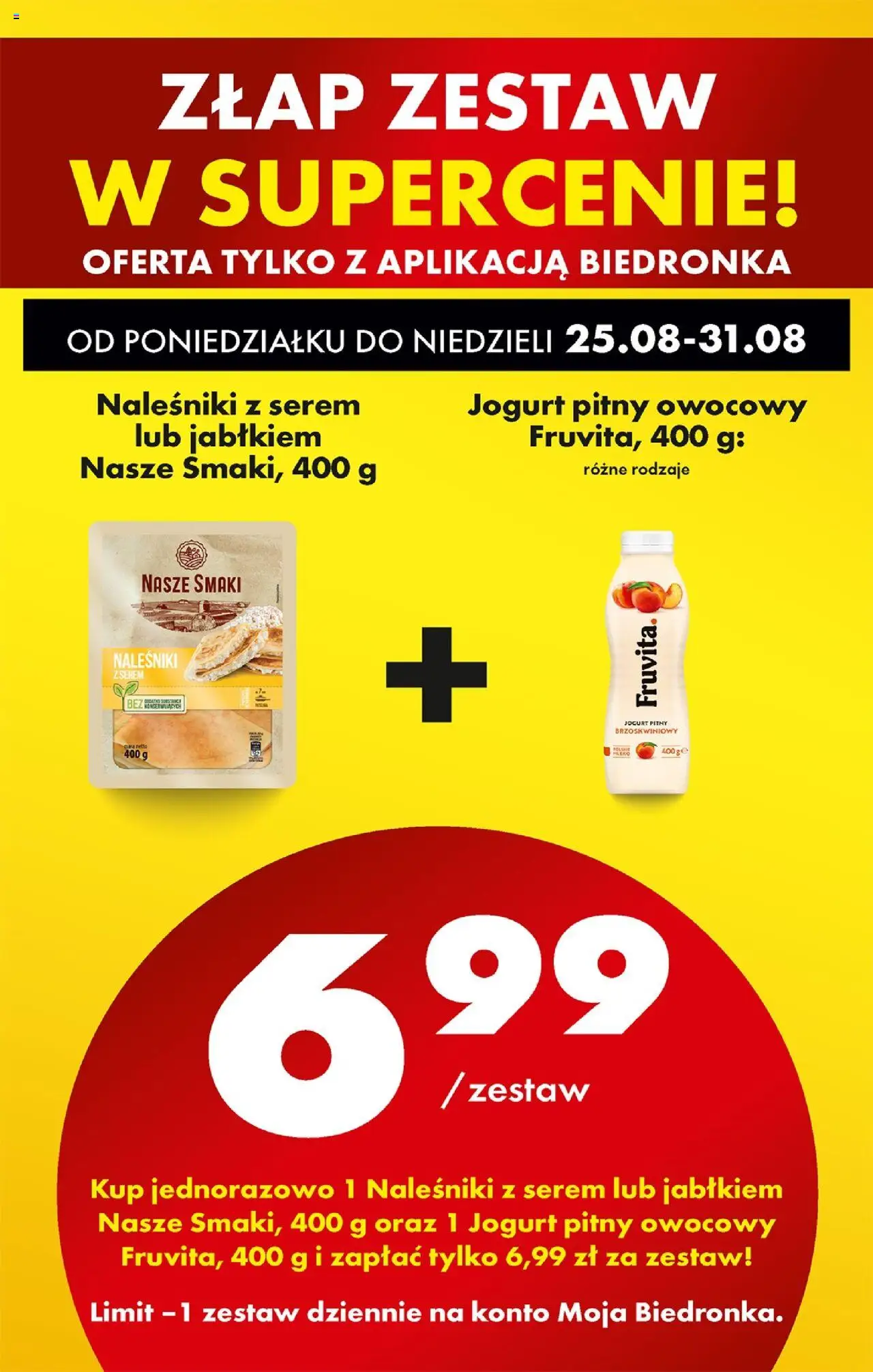 Biedronka gazetka od 25.08.2025 | Strona: 87 | Produkty: Jogurt pitny, Jogurt, Naleśniki, Pancakes
