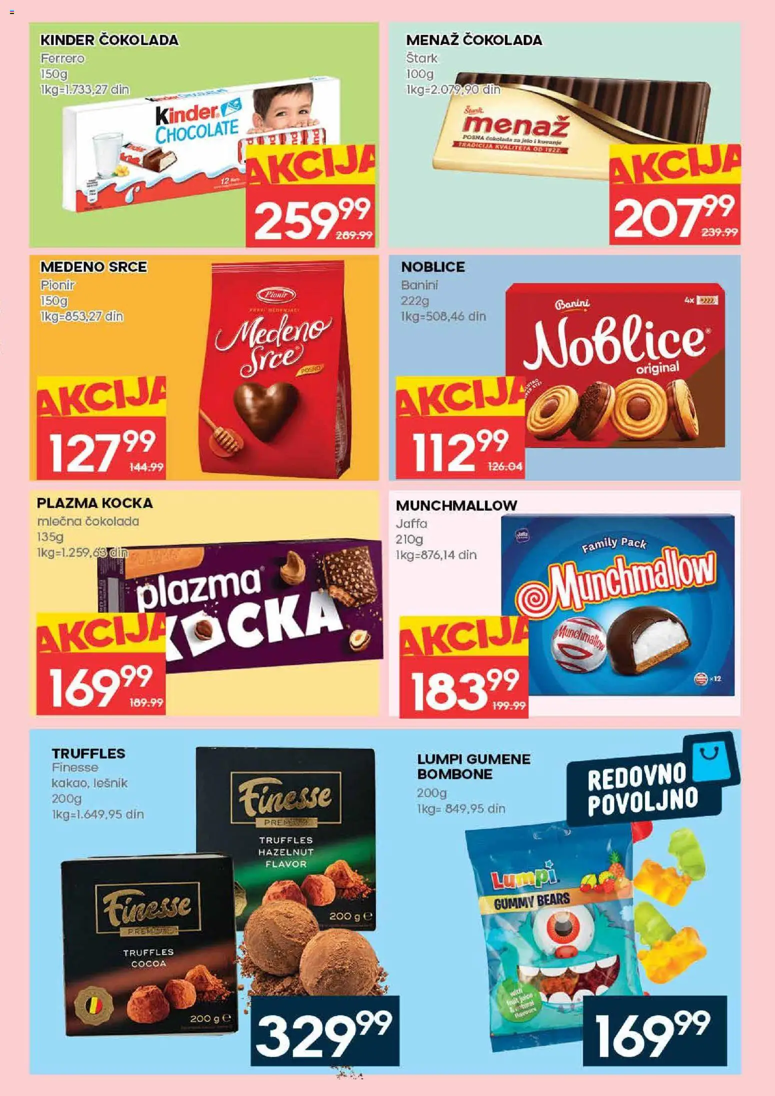Roda katalog - važi od 12.02.2026 | Strana: 21 | Proizvode: Munchmallow, Plazma, Čokolada, Ferrero