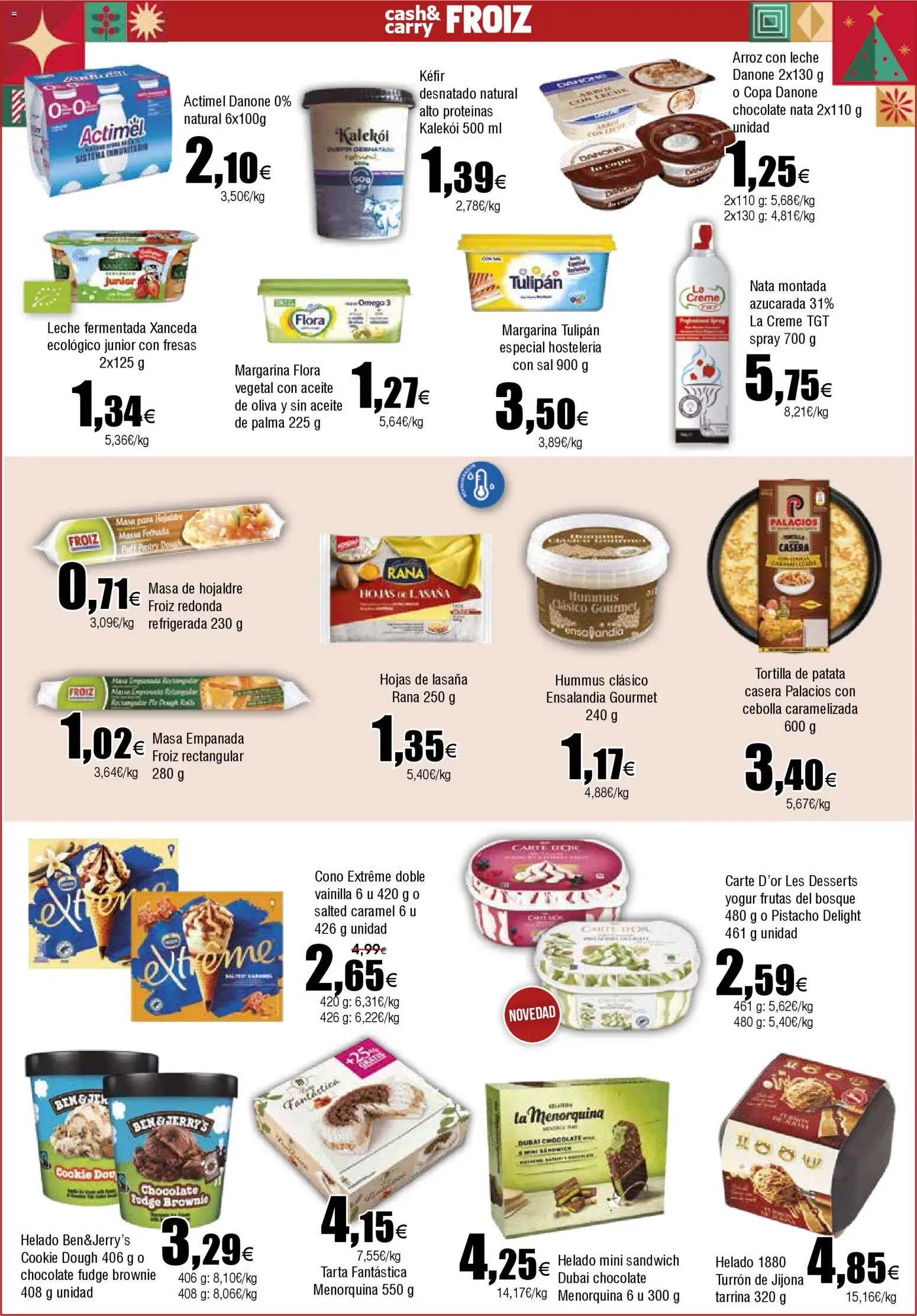Froiz - Folleto Cash │ válido desde el 02.12.2025 | Página: 8 | Productos: Leche, Aceite, Margarina, Παγωμένο τσάι
