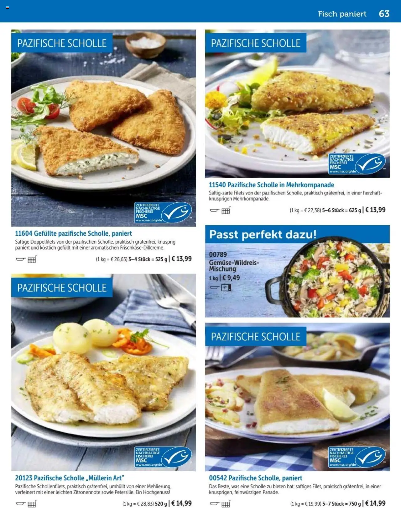 Bofrost Katalog – gültig ab 07.09.2025 | Seite: 63 | Produkte: Fisch