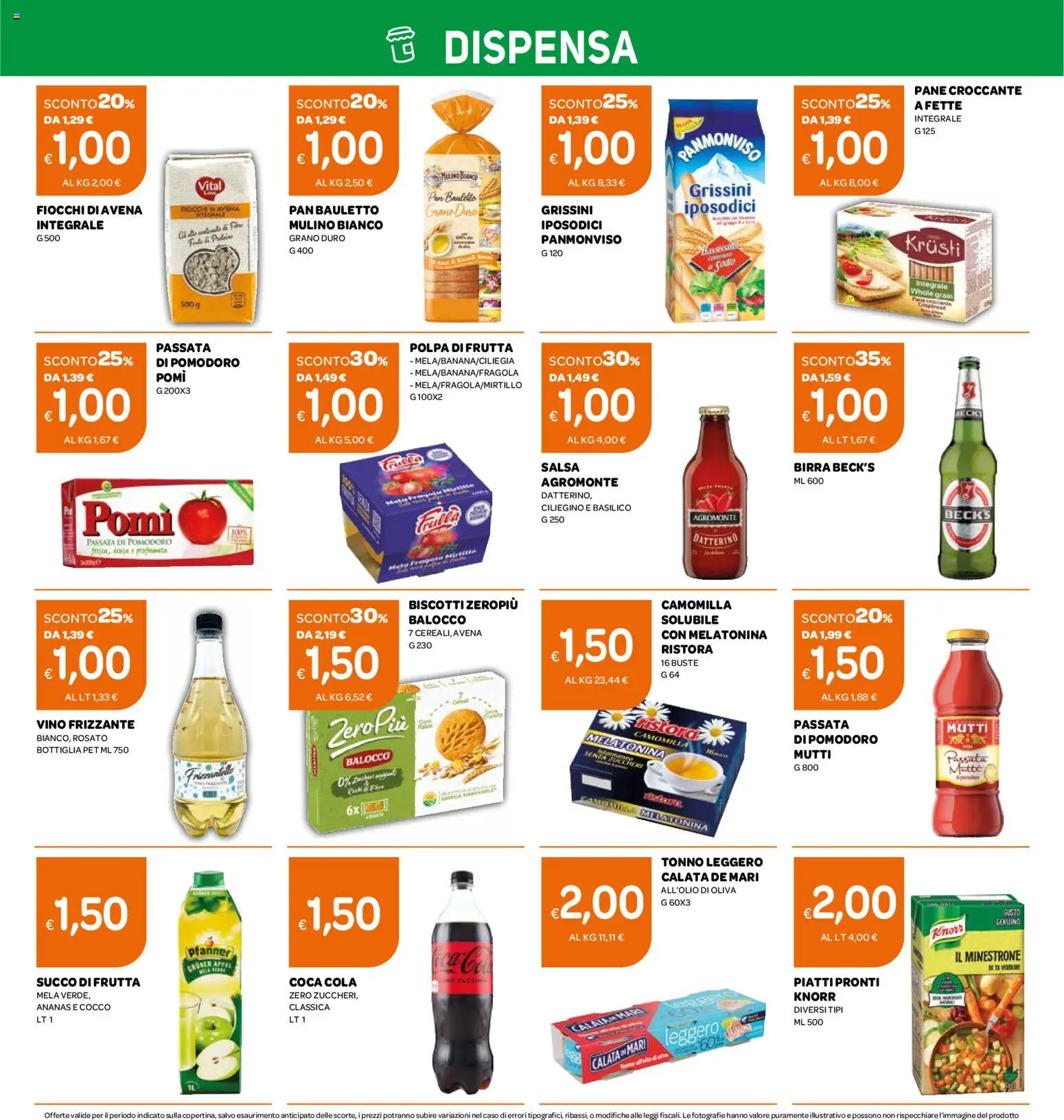 Volantino Ekom del 07.04.2026 | Pagina: 2 | Prodotti: Salsa, Pomodoro, Passata di pomodoro, Mutti