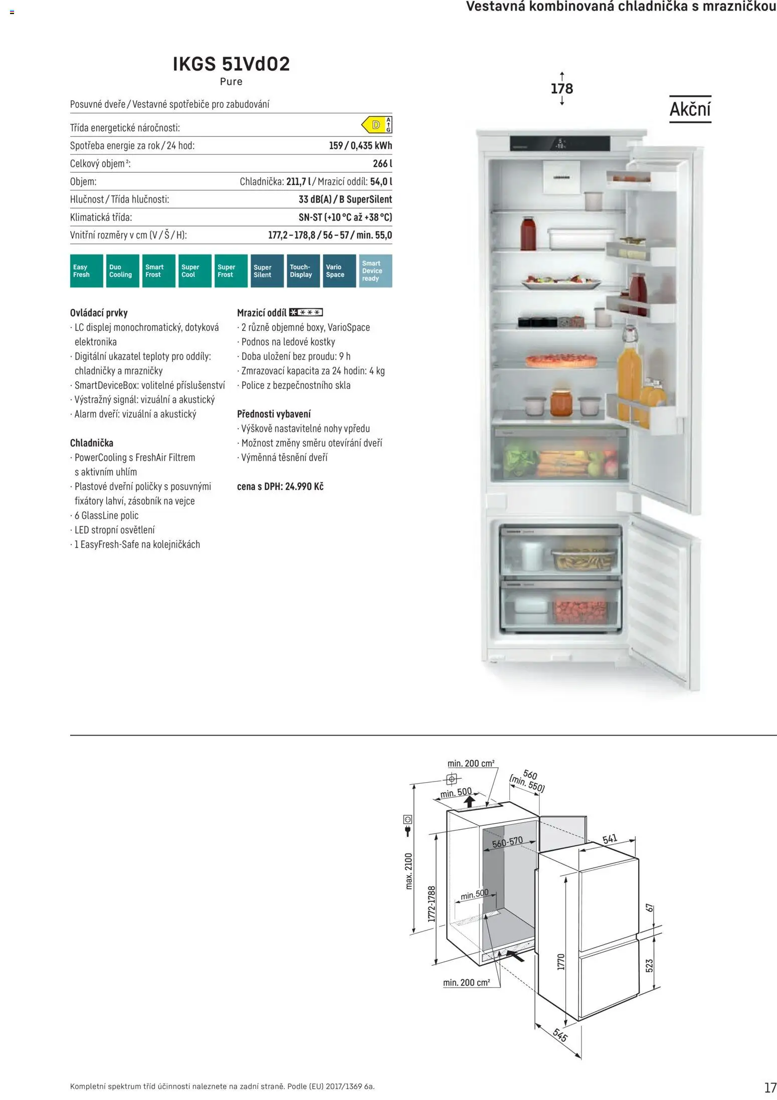 Möbelix leták - Liebherr od 01.10.2025 | Strana: 17 | Produkty: Vejce, Chladnička, Kostky, Police